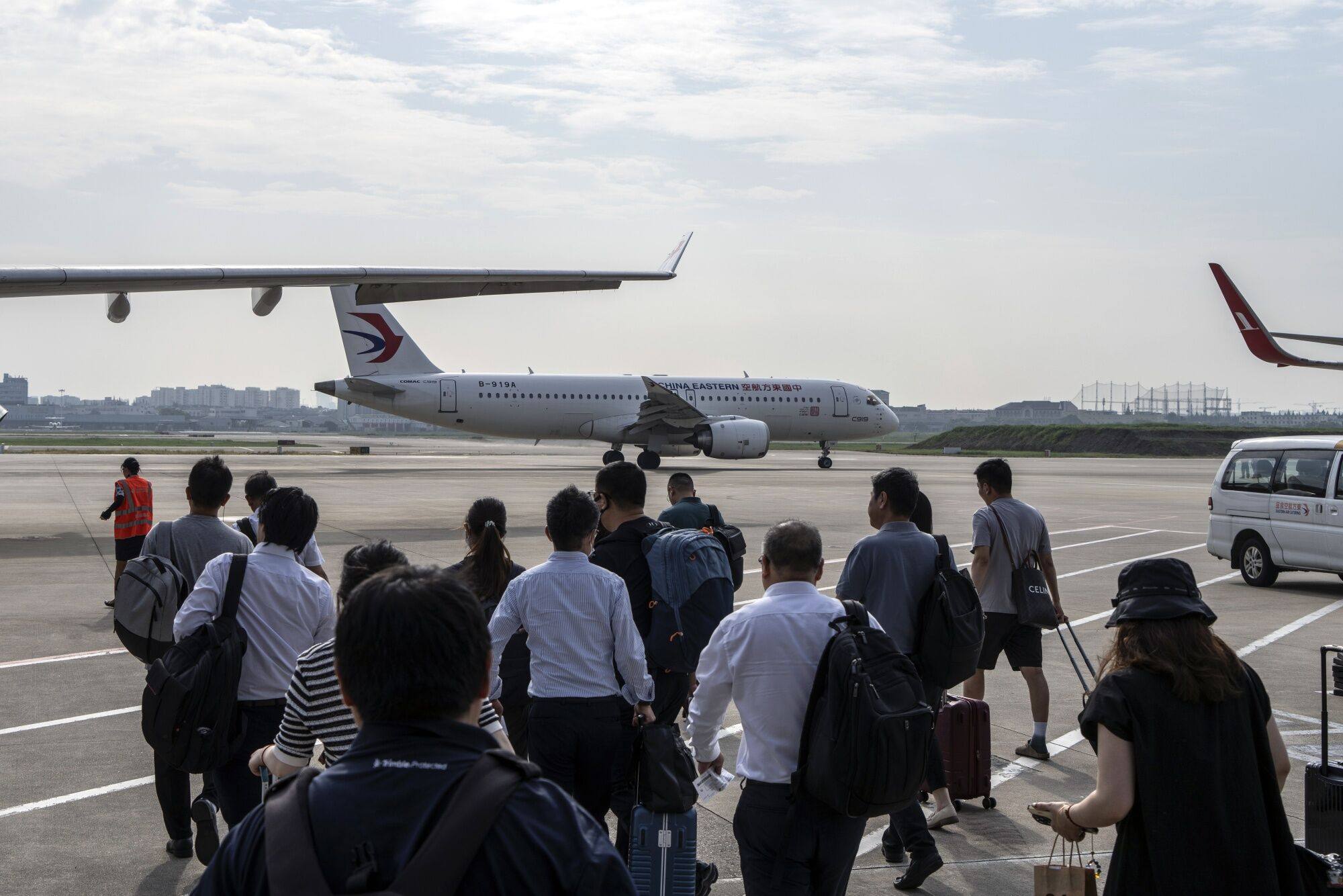 China Eastern Airlines has inducted seven C919 passenger jets into service. Photo: Bloomberg