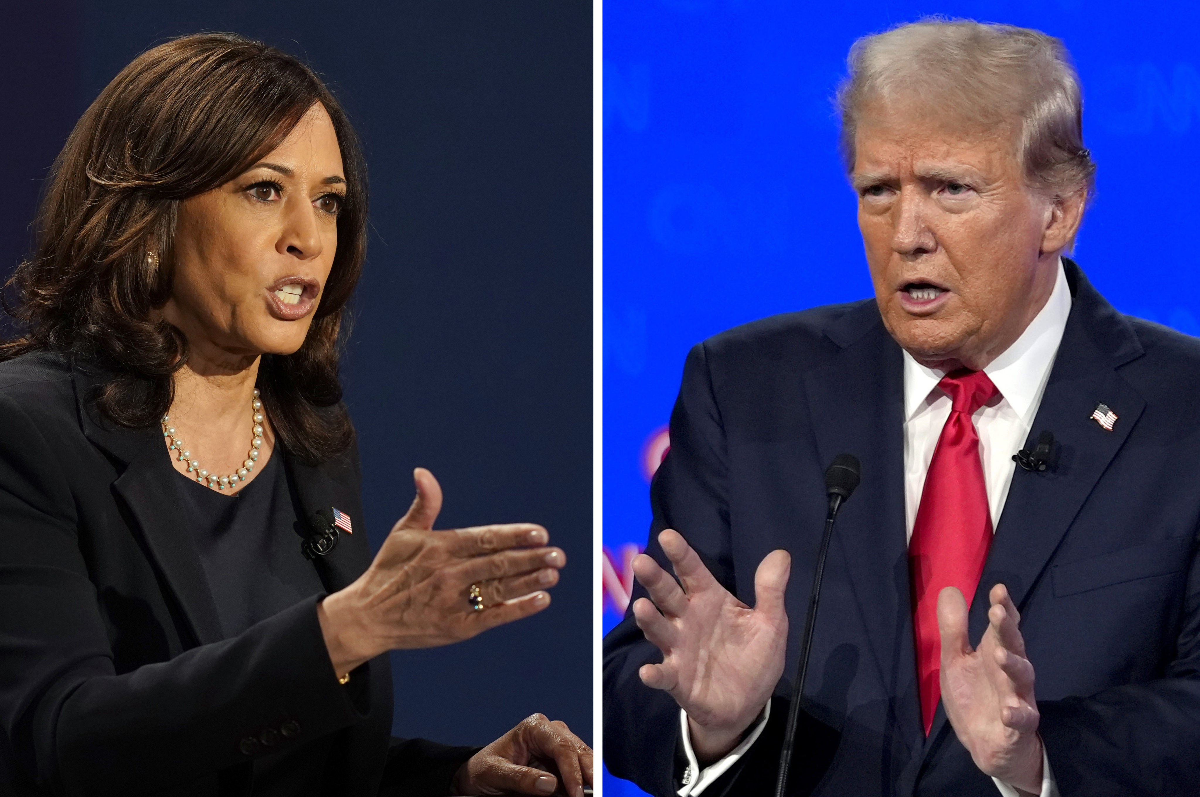 The highly anticipated first TV debate between Kamala Harris and Donald Trump is scheduled for September 10. File photo: AP