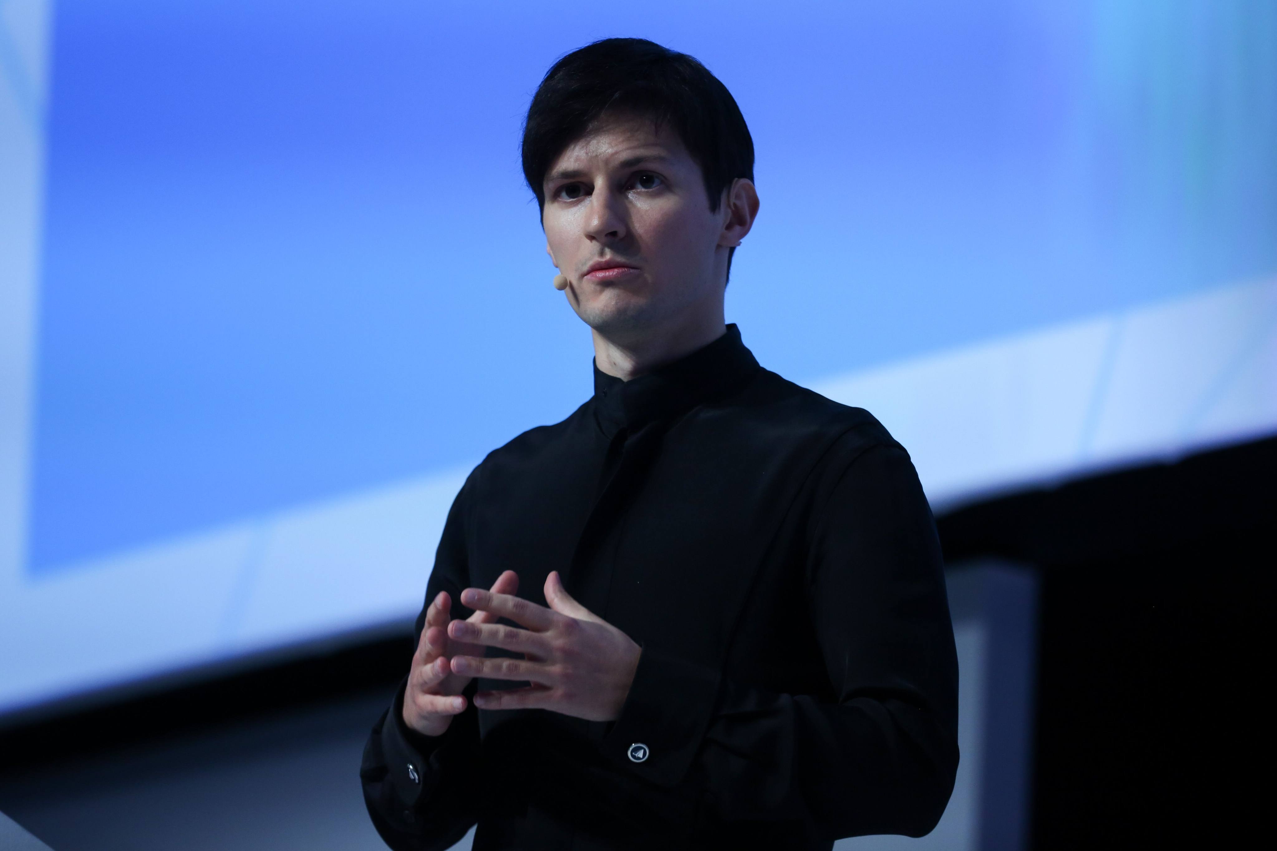 Pavel Durov in 2016. Durov was detained in France on Saturday. File photo: Bloomberg