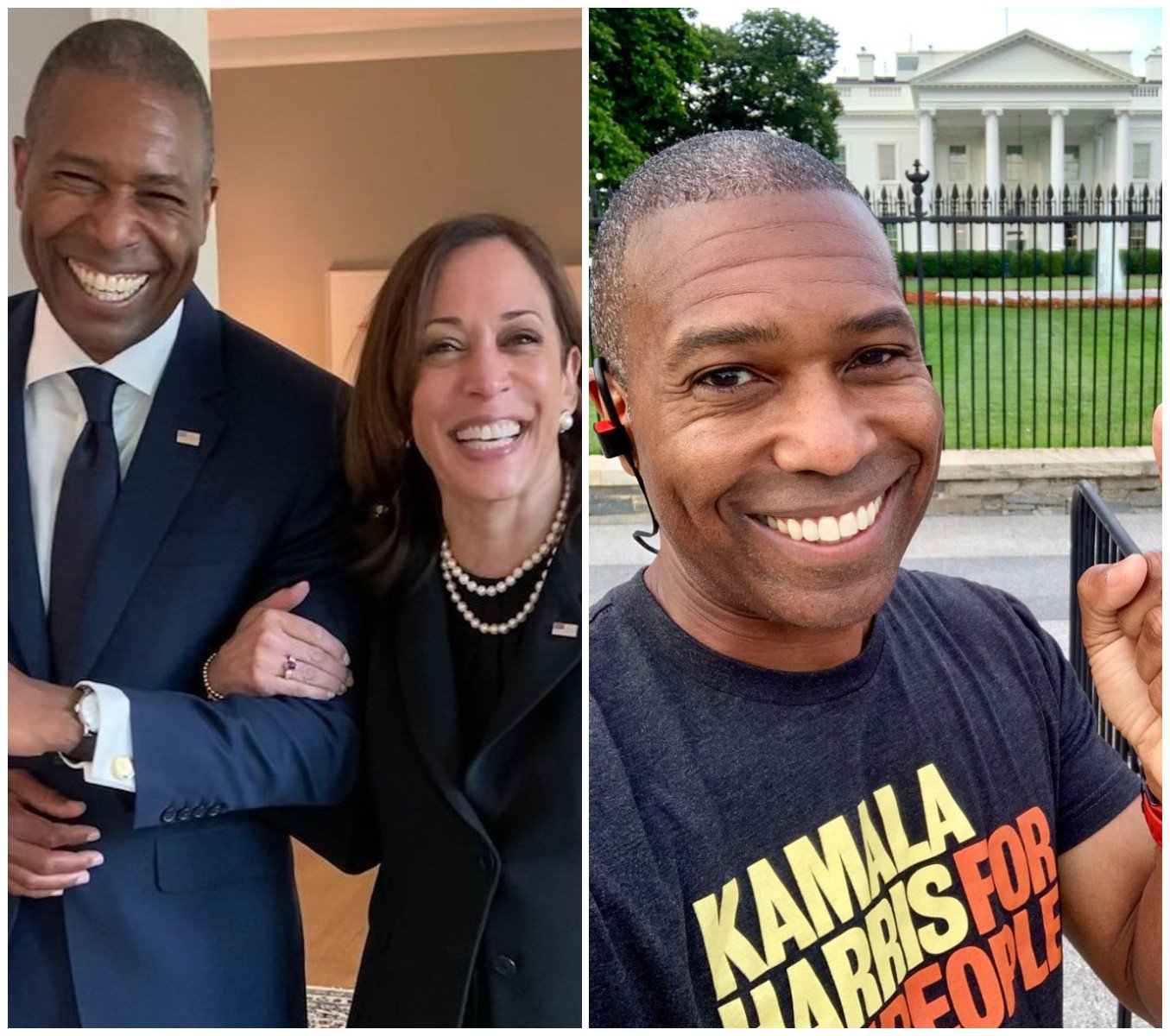 Tony West is Kamala Harris’ brother in law. Photos: @meenasdad/Instagram