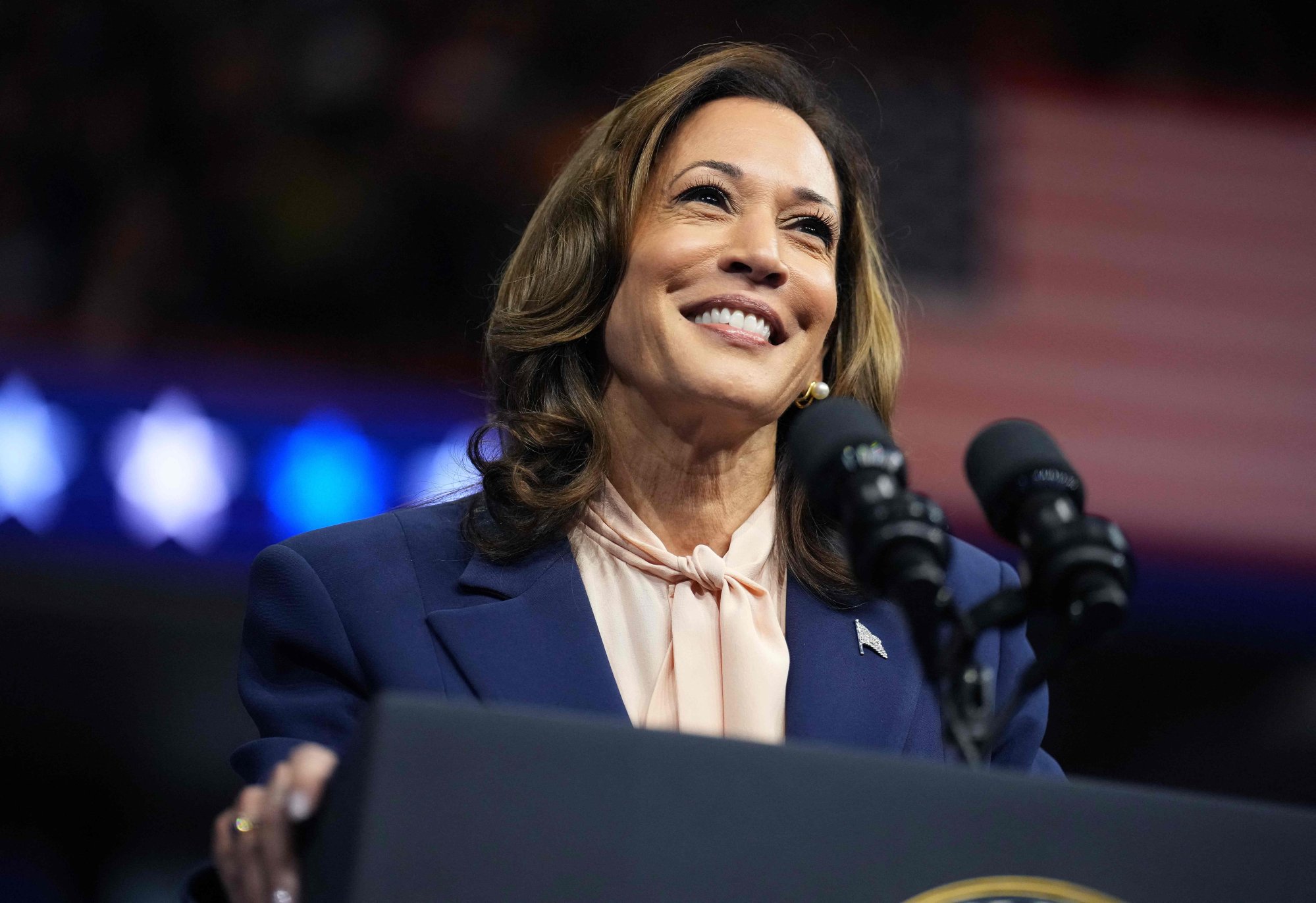 Democratic presidential candidate and US Vice-President Kamala Harris. Photo: Getty Images via AFP