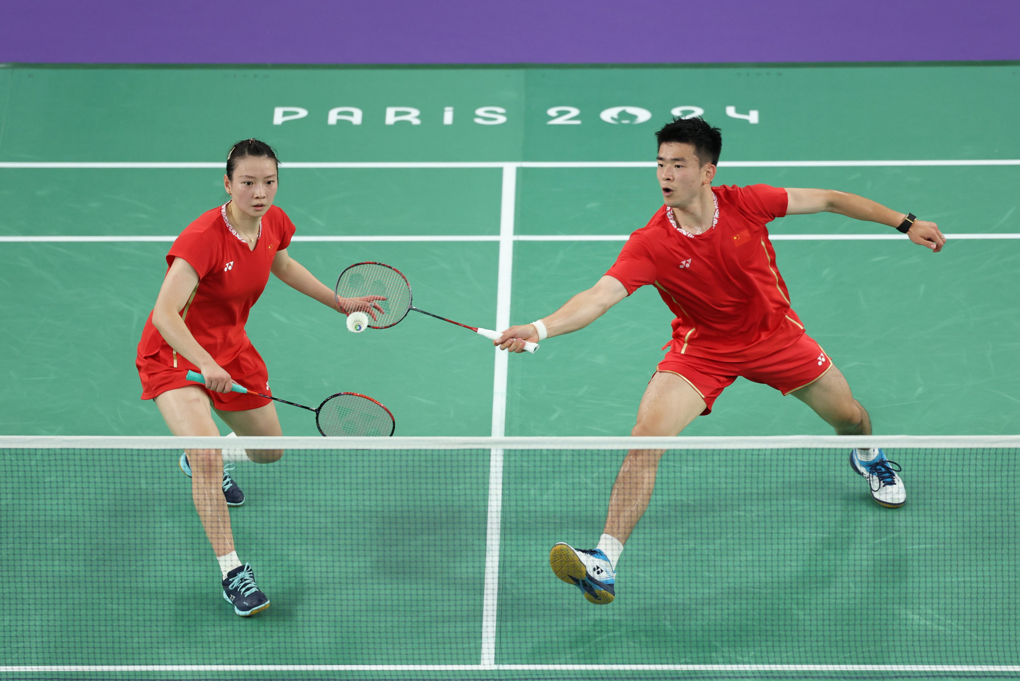 Huang Yaqiong (left) and Zheng Siwei first linked up as a mixed doubles pair in 2017. Photo: Xinhua