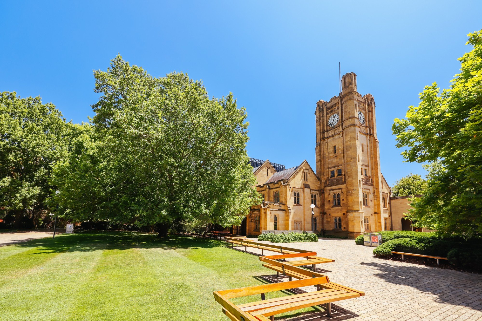 The campus of Melbourne University, one of the “Group of Eight” schools in Australia. Photo: Shutterstock