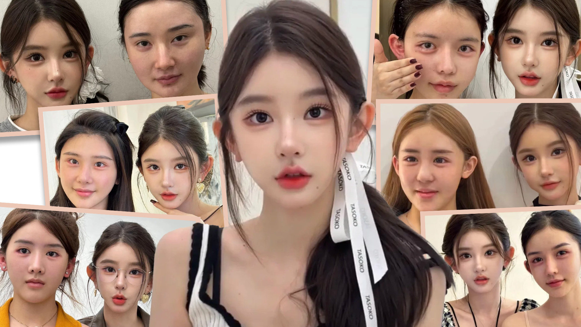 A “baby-faced” beauty influencer in China has inspired hundreds of her fans to spend money on getting the same facial look that she has. Photo: SCMP composite/Xiaohongshu