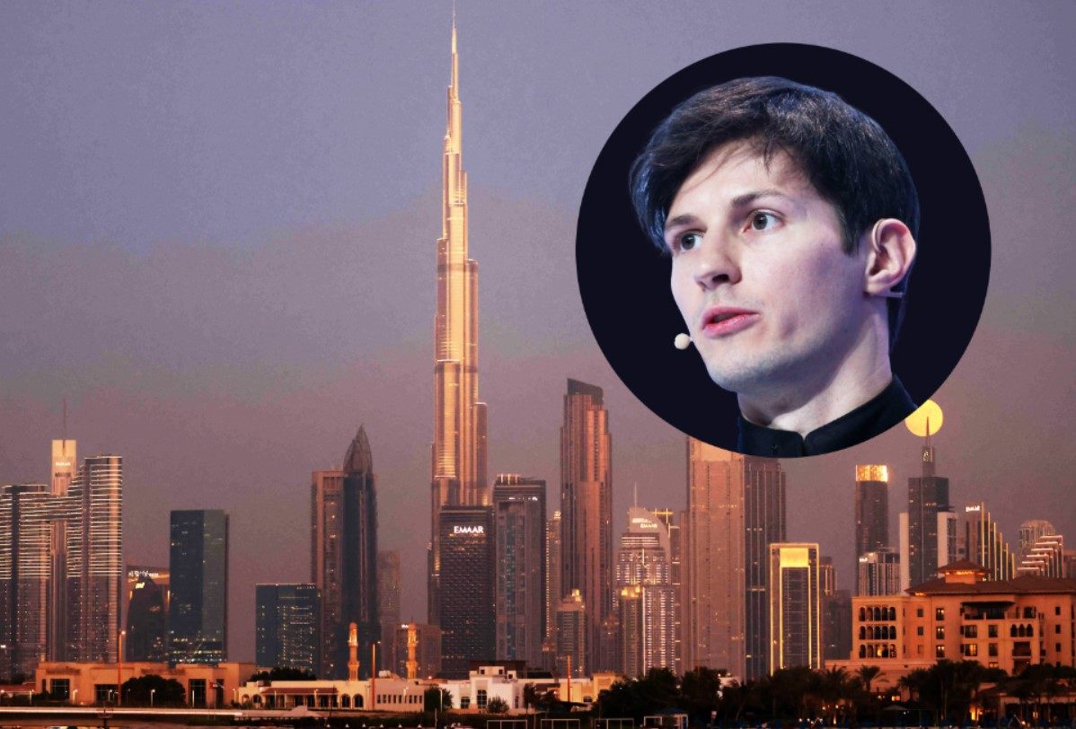 The Dubai skyline. Telegram CEO Pavel Durov is a citizen of the United Arab Emirates. Photos: Agence France-Presse and Bloomberg