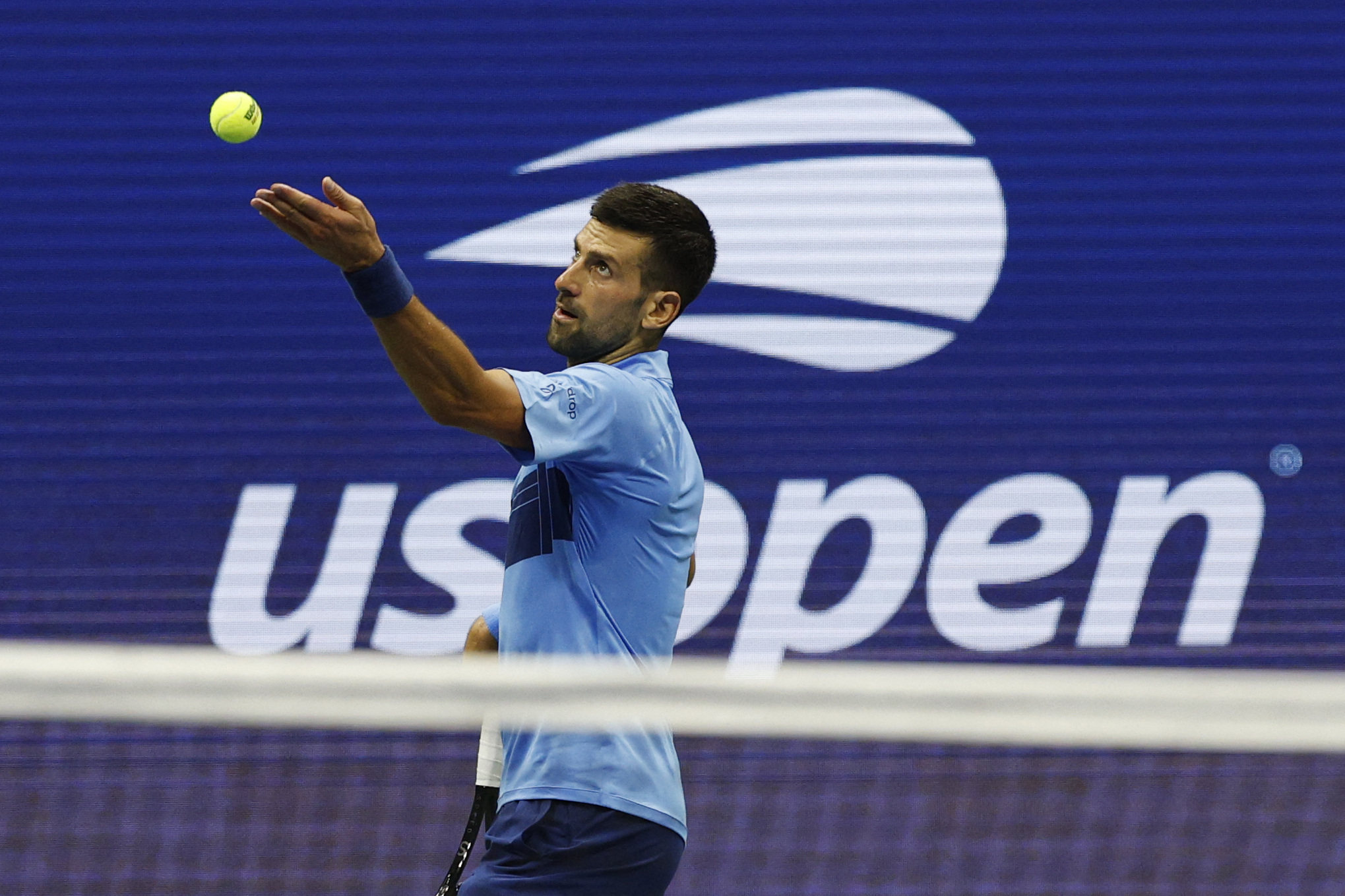 Novak Djokovic has no won 90 matches at all four grand slam events and is bidding to make this US Open his first major of 2024. Photo: Reuters