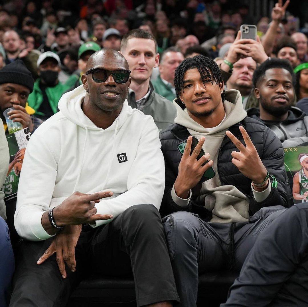 Terrell and Terique Owens, father and son, share a passion for American football. Photo: @terrellowens