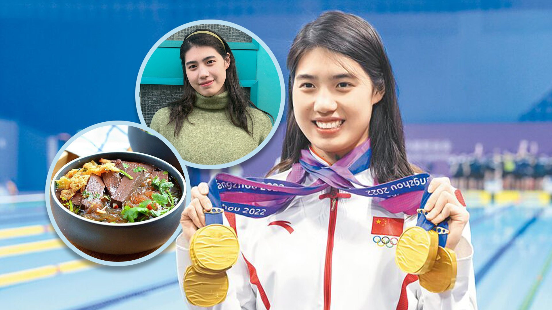 The Post profiles China’s champion Olympic swimmer Zhang Yufei whose exploits in the pool have earned her the 
title “Butterfly Queen”. Photo: SCMP composite/Xinhua/Weibo/Sohu