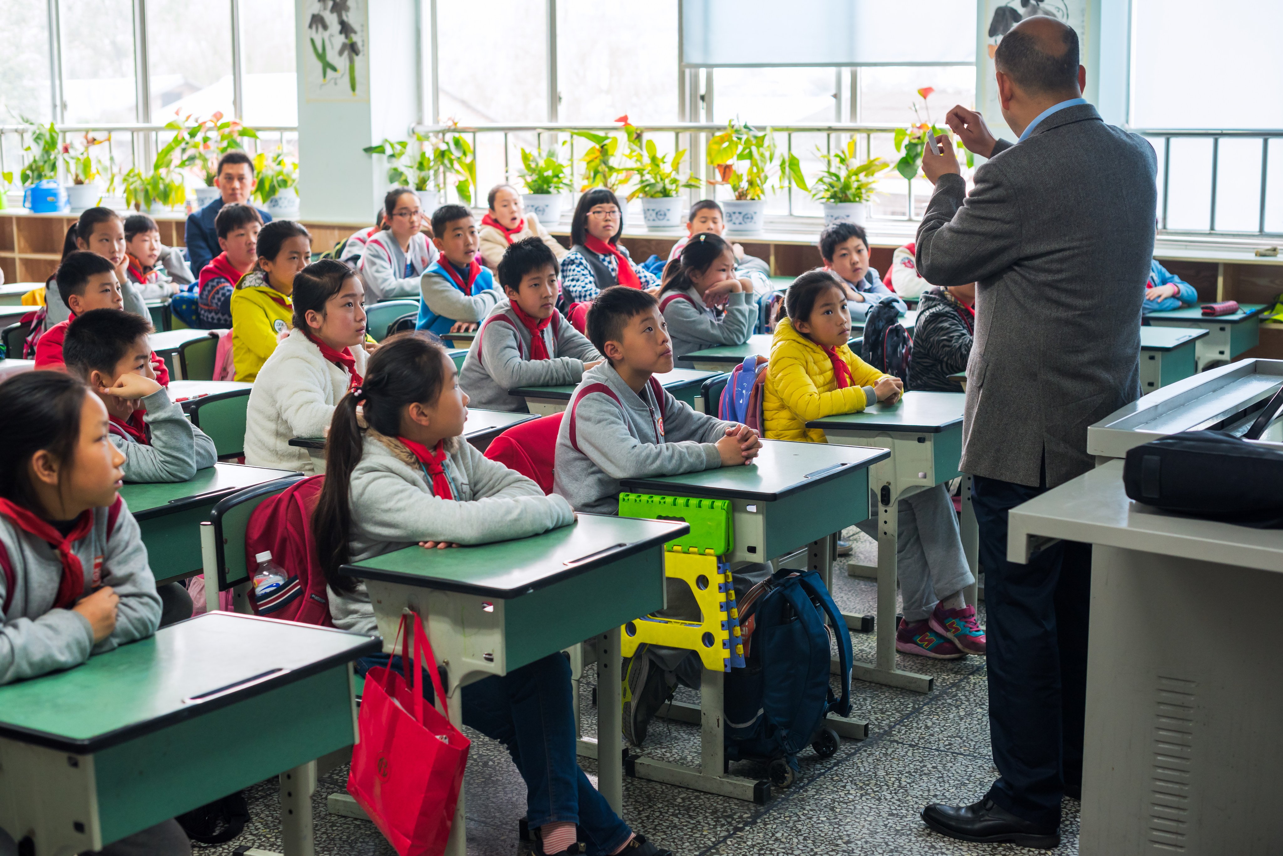 China’s State Council says the 18.9 million teachers in the country together hold up the “largest-scale teaching system in the world”. Photo: Shutterstock