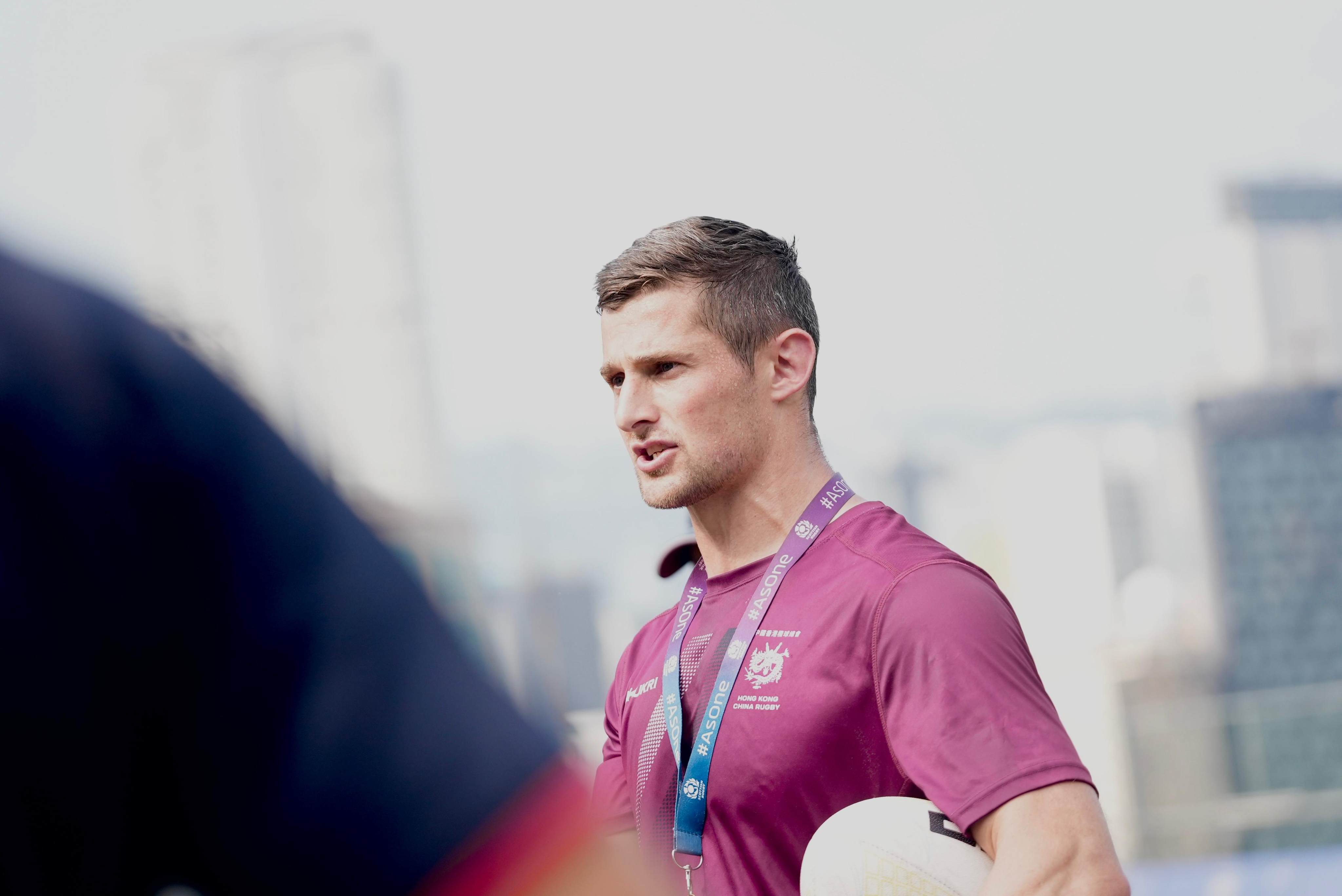 Ex-Team GB star Robbie Fergusson has joined as part of Hong Kong Rugby Sevens’ coaching department for the coming Asia series. Photo: Hong Kong China Rugby