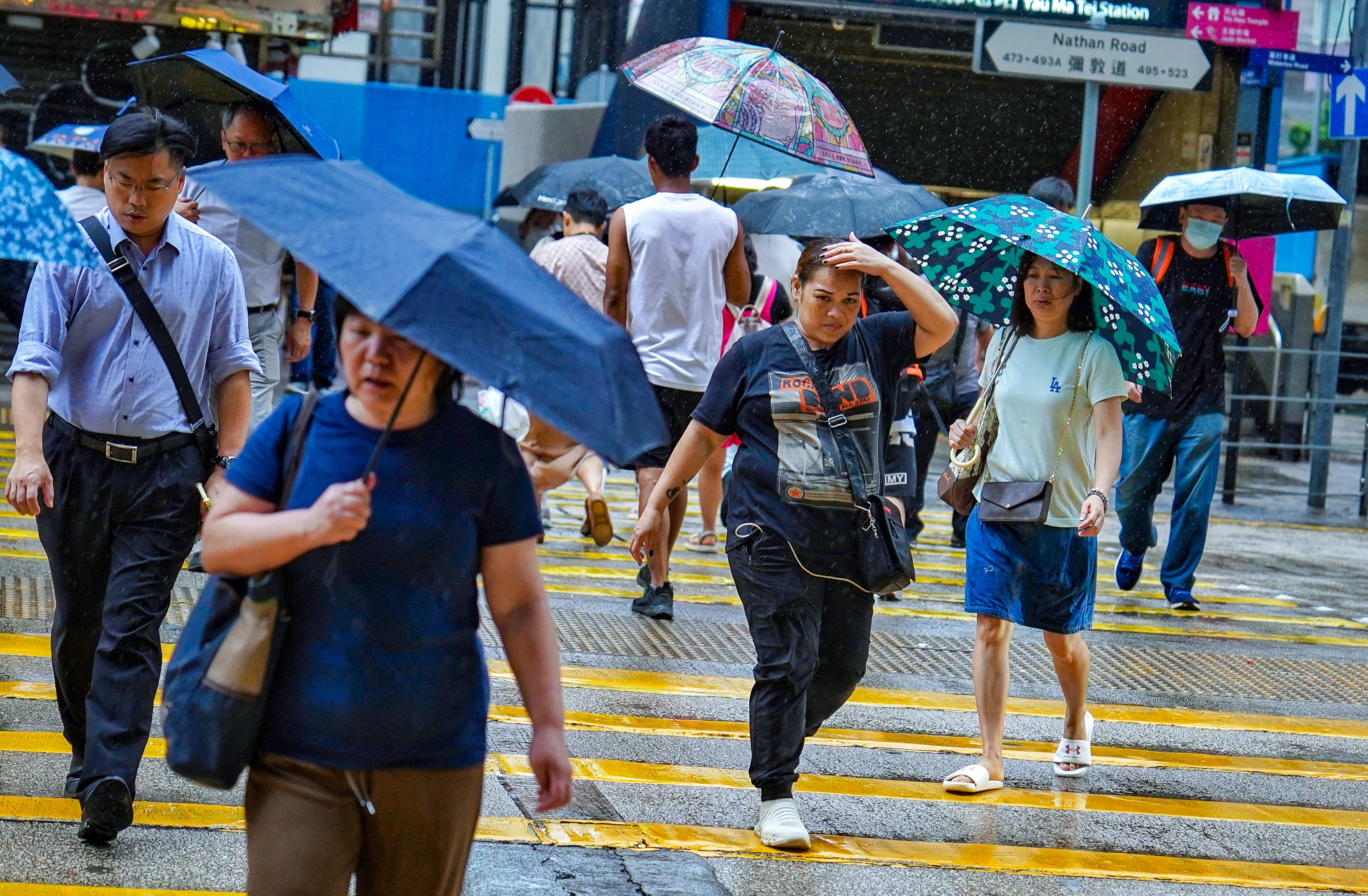 More rain is forecast from Thursday through to Monday the following week, but temperatures will remain hot at about 32 degrees Celsius. Photo: Elson Li