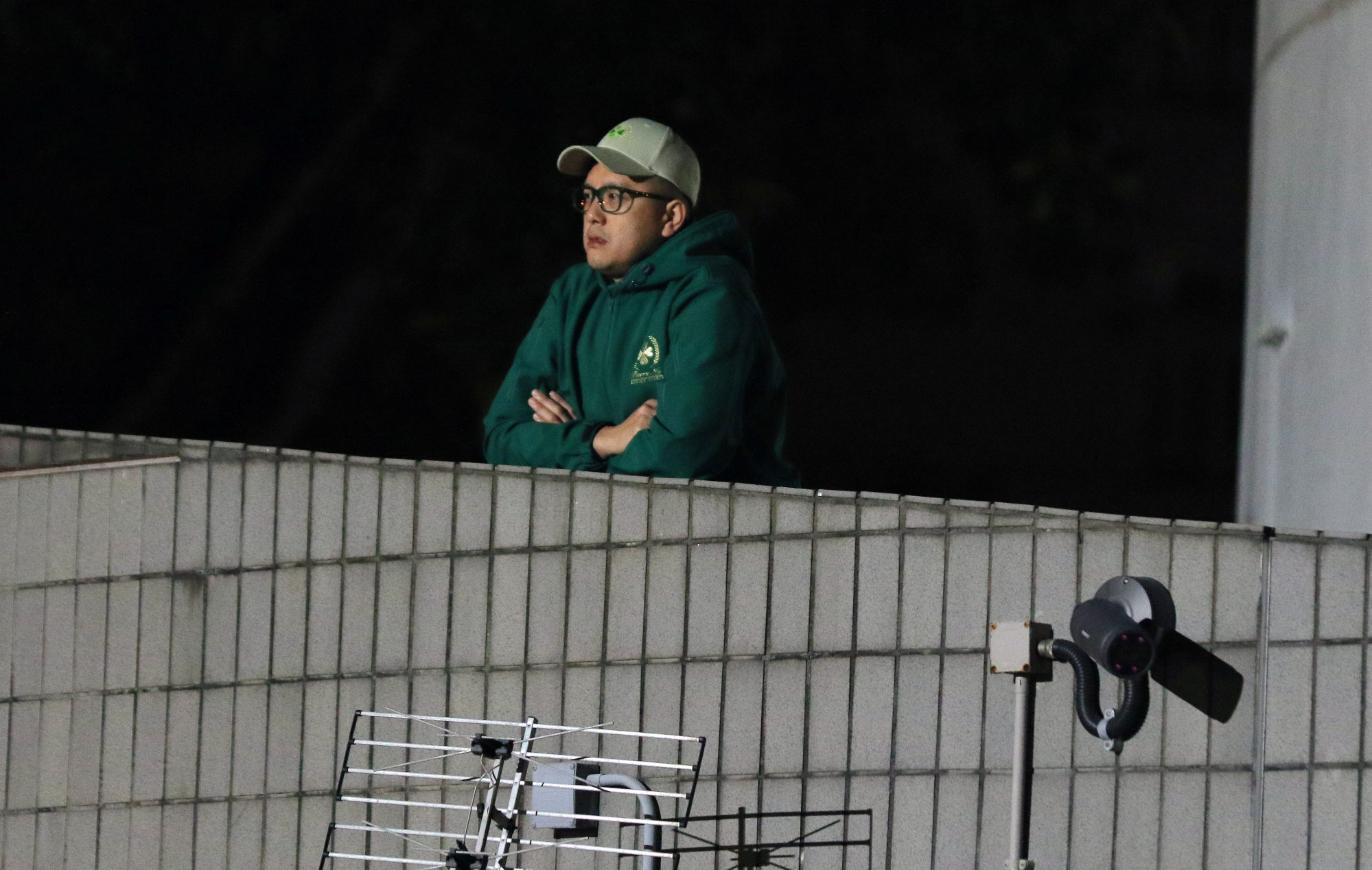 Pierre Ng attends Sha Tin trackwork.