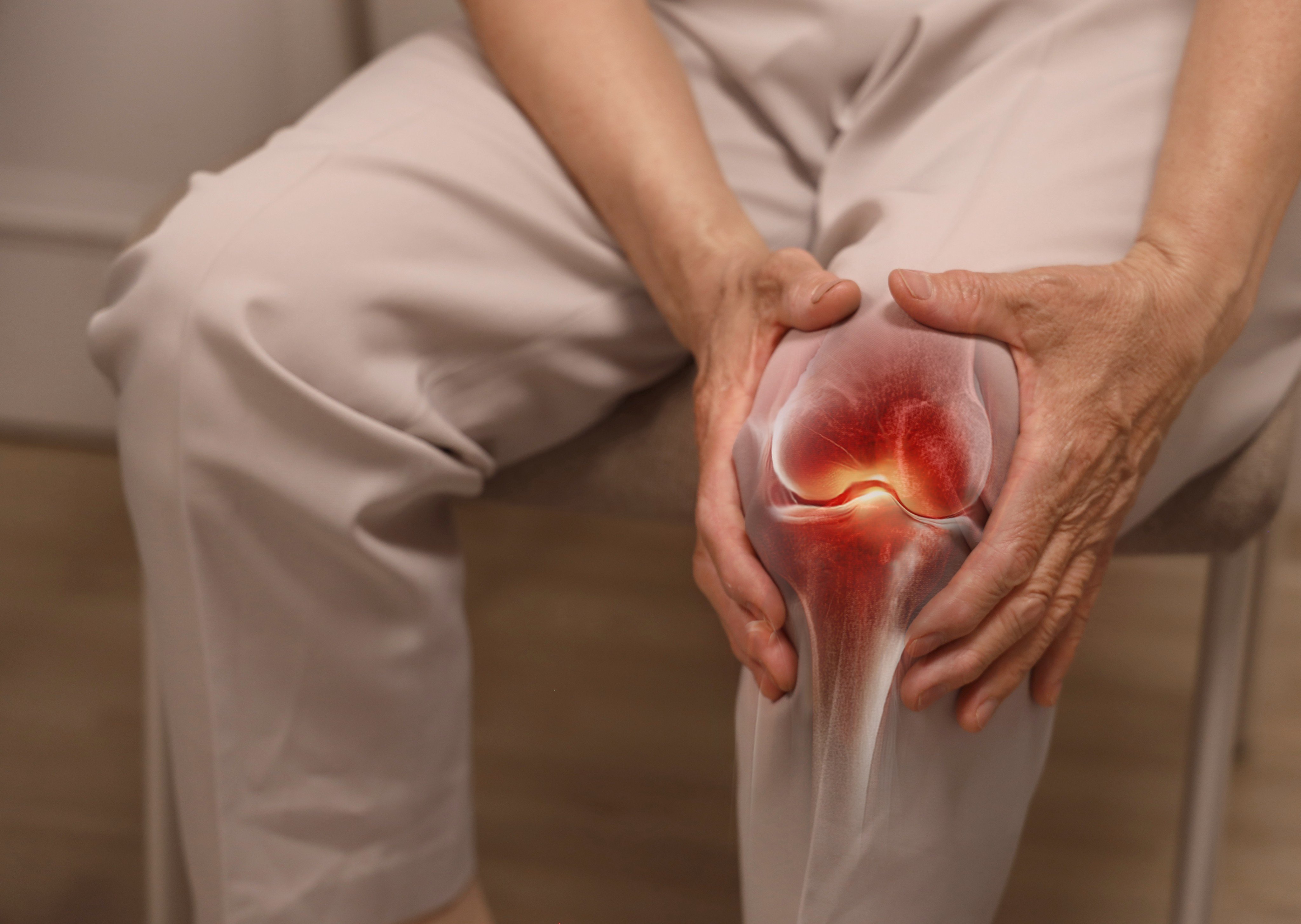 Reduced lubrication of cartilage is thought to be a major factor in triggering osteoarthritis, a degenerative joint disease causing pain, swelling and stiffness that often reduce mobility. Photo: Shutterstock 