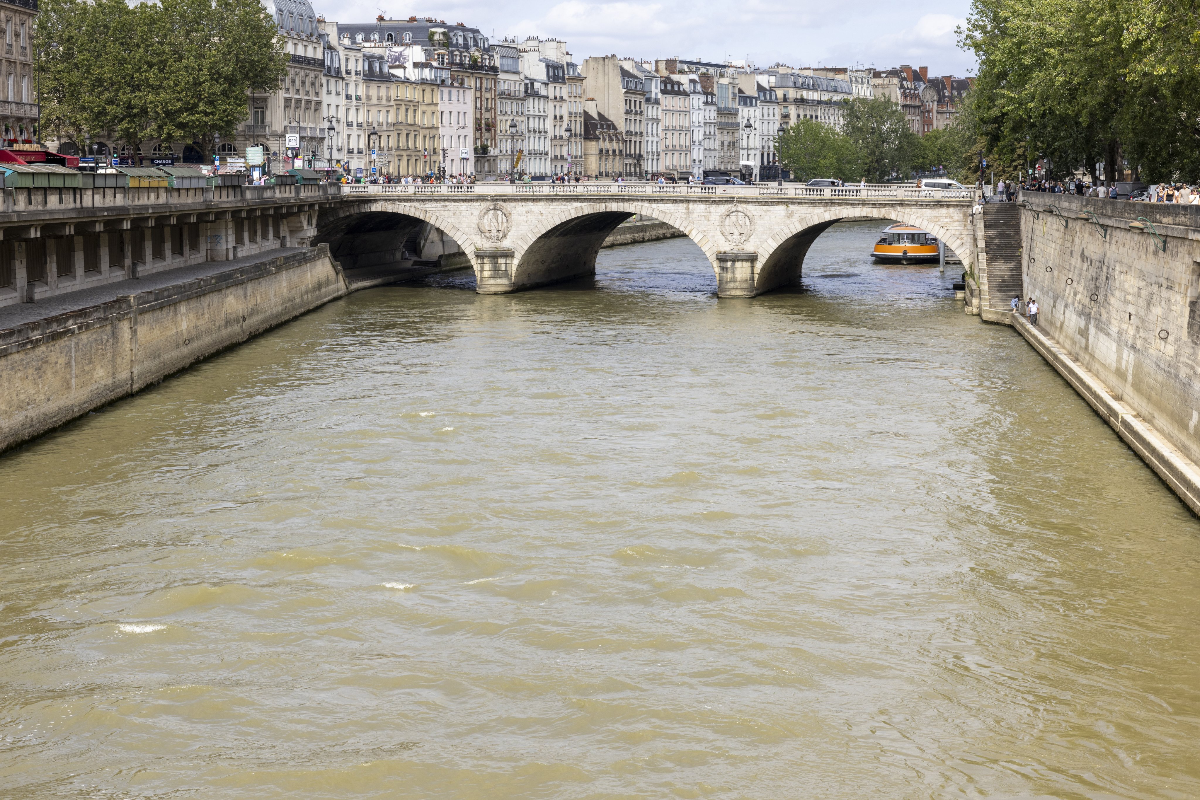 Olympics and Paralympic events set to be held in the River Seine have been beset with issues due to the bacteria levels in the water. Photo: EPA