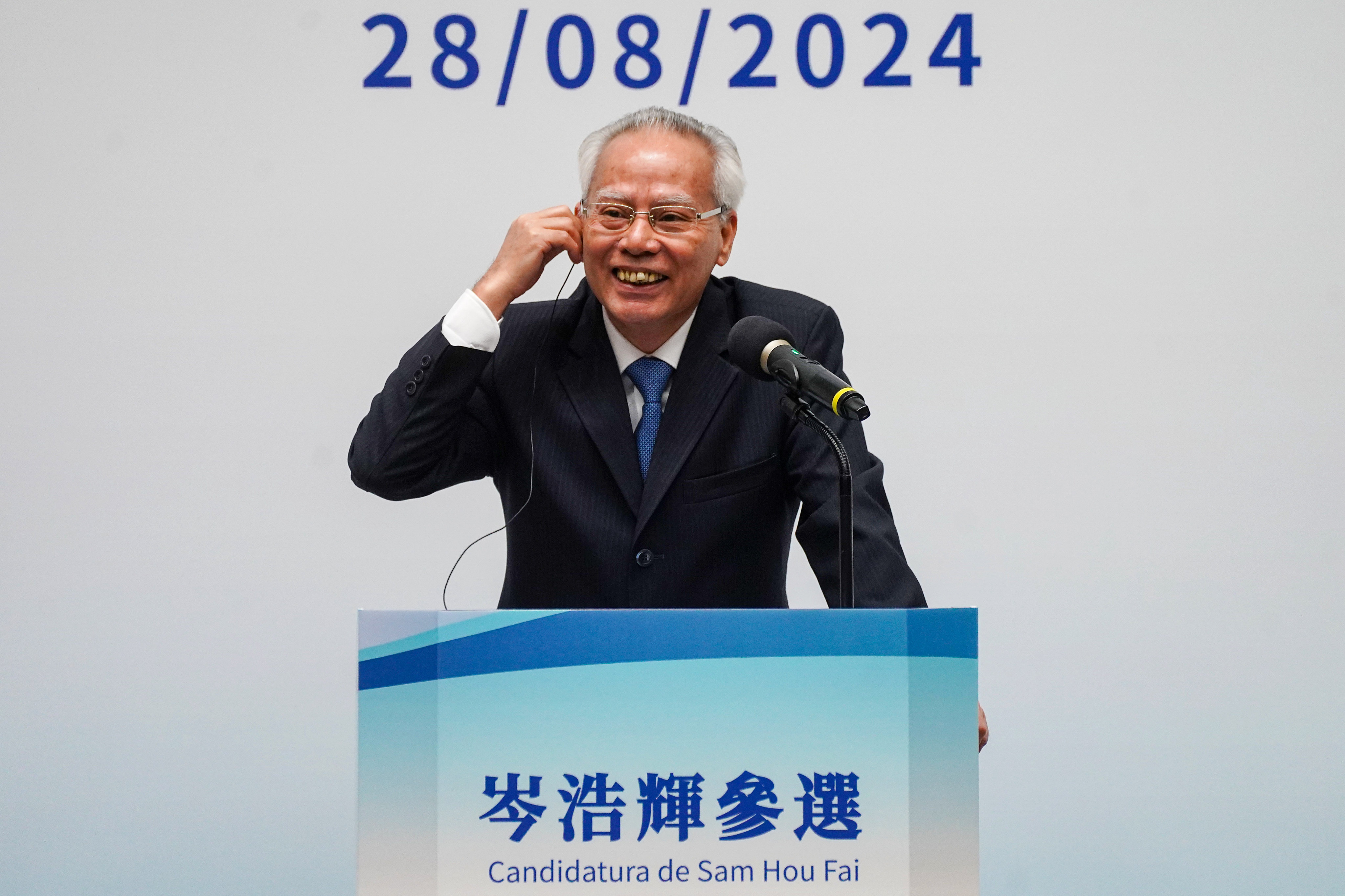 Former top judge Sam Hou-fai is gearing up for Macau’s chief executive race. Photo: Elson Li