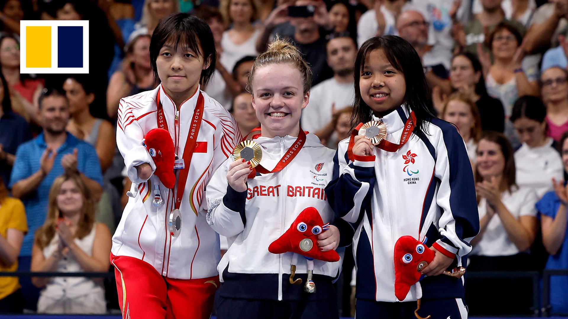 Hong Kong’s youngest Paralympic medallist Jasmine Ng clinches swimming bronze at age 14.