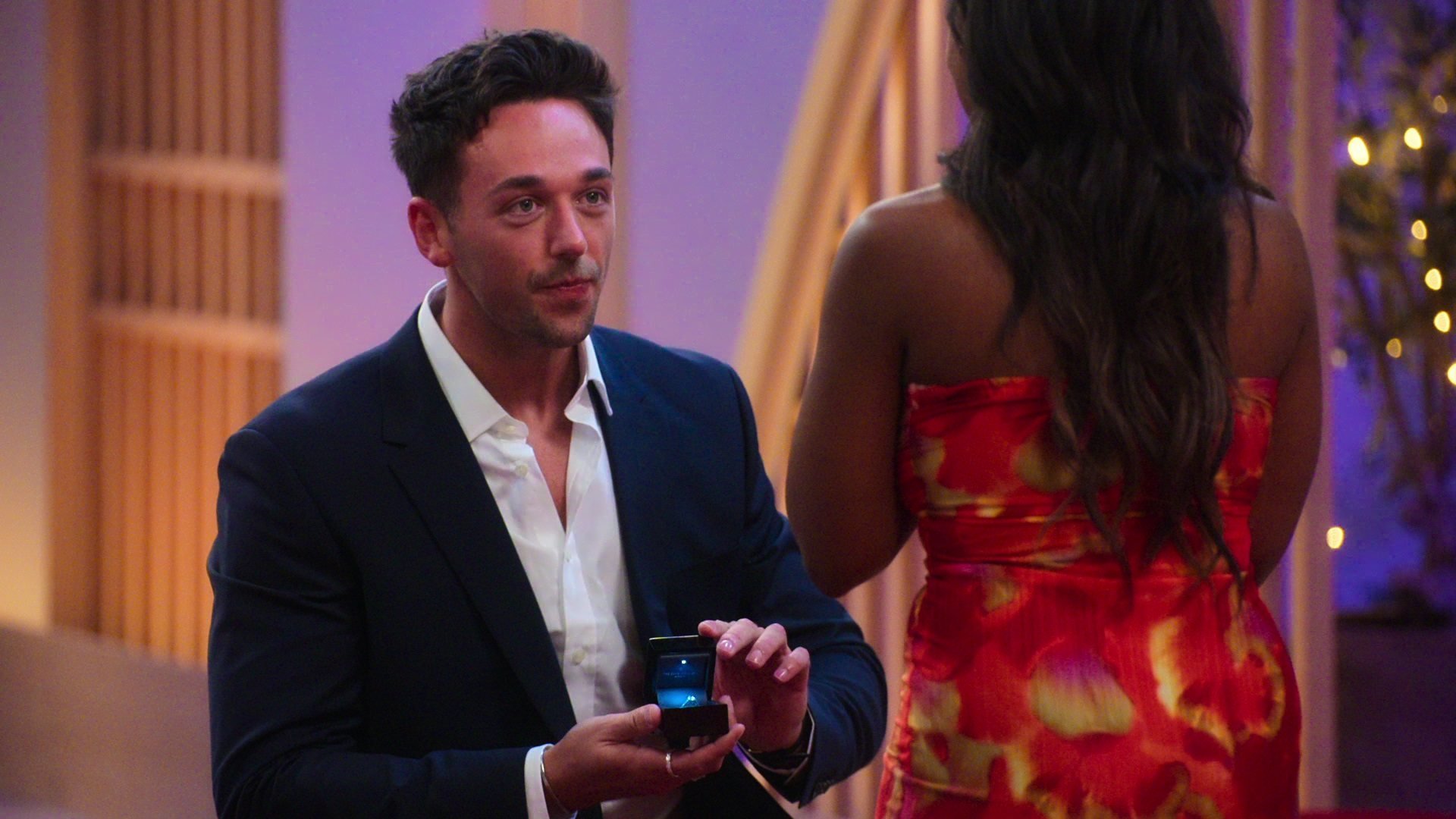 A still of Love Is Blind: UK season one contestants Sam and Nicole. The British twist on the newest edition of the reality dating show has helped the franchise return to form. Photo: Netflix