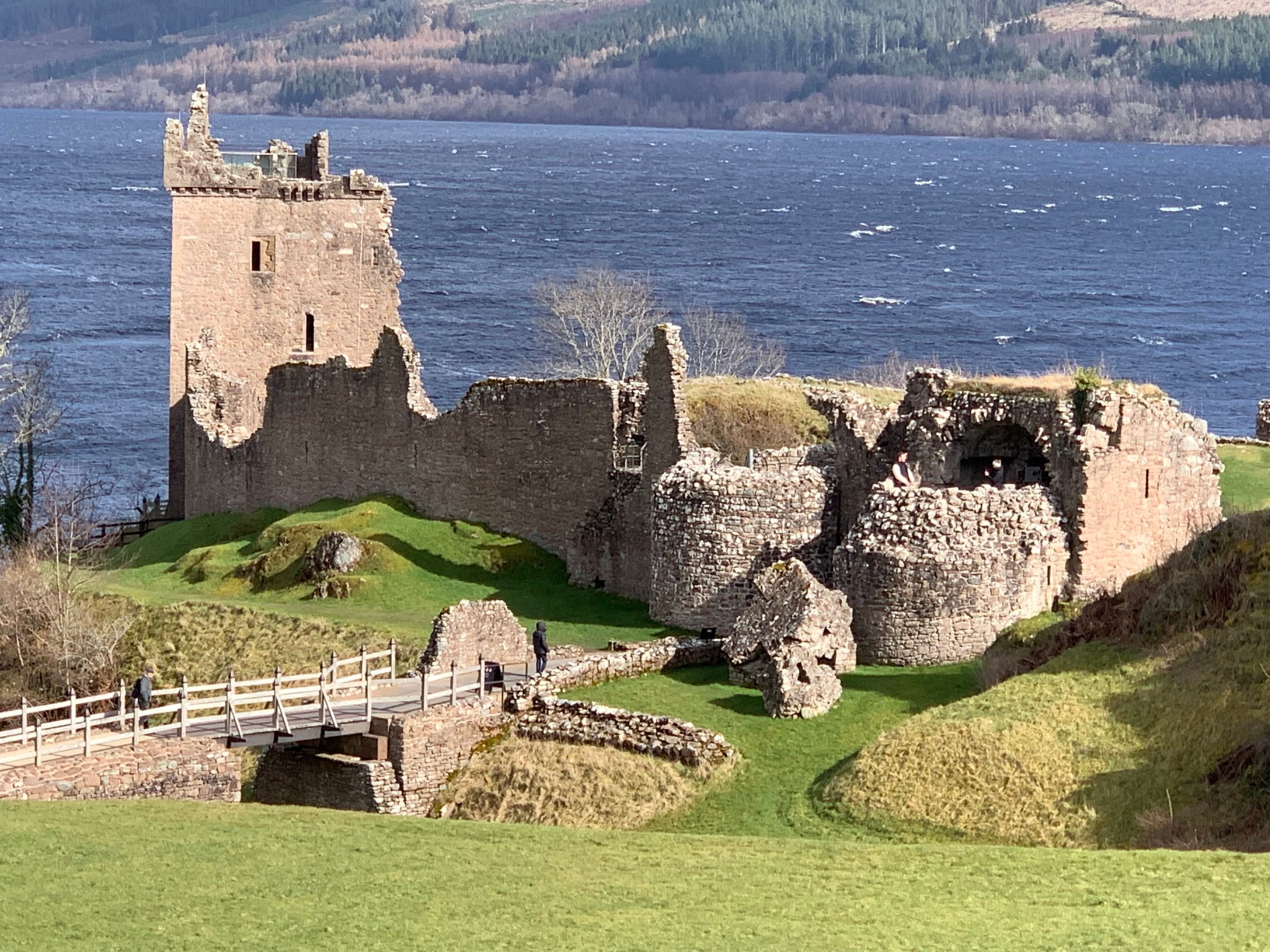 Urquhart Castle and Loch Ness. Photo: Stephen McCarty