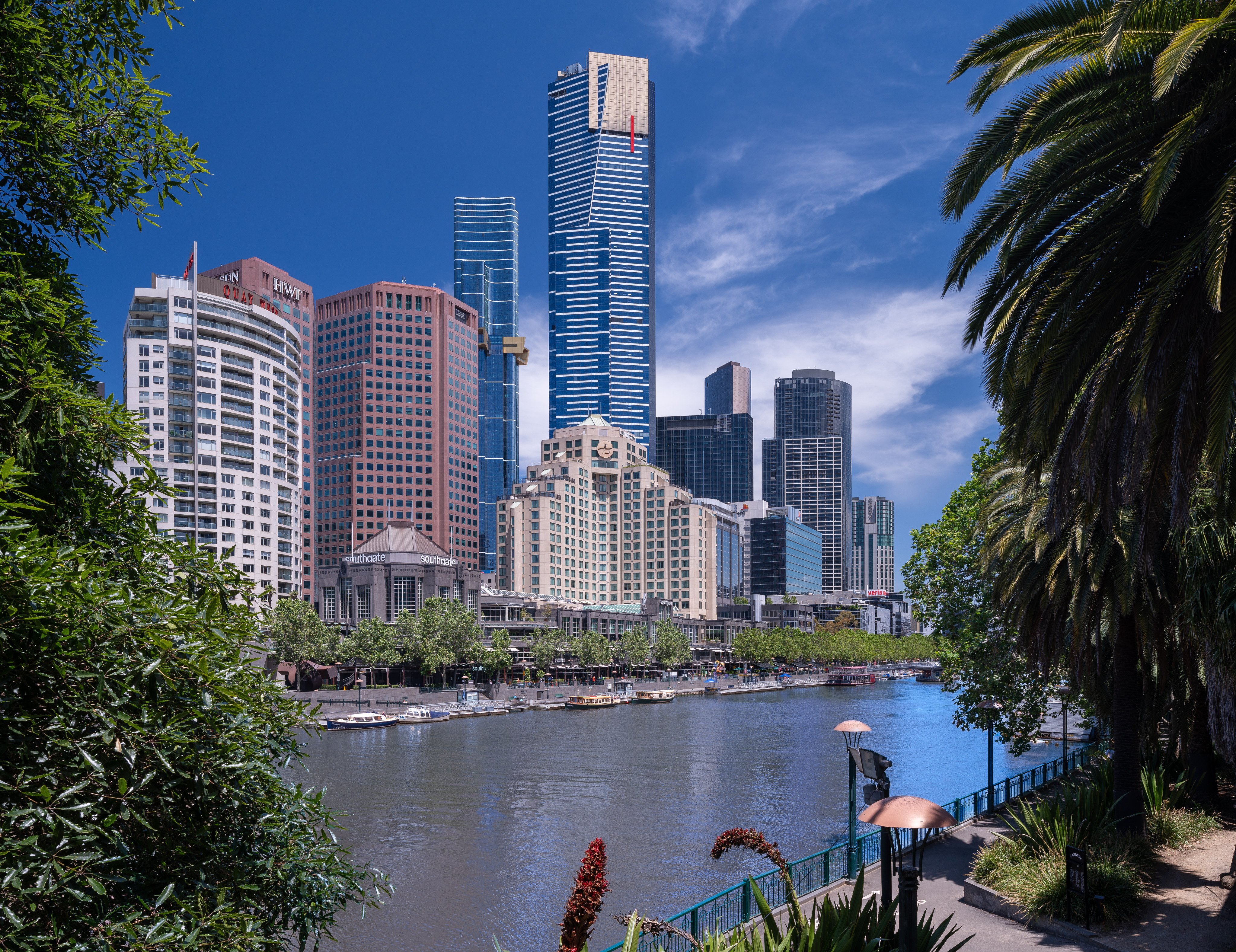 Along the Yarra River in Melbourne, the capital of Victoria and one of Australia’s most vibrant cities. Photo: Courtesy of The Langham, Melbourne