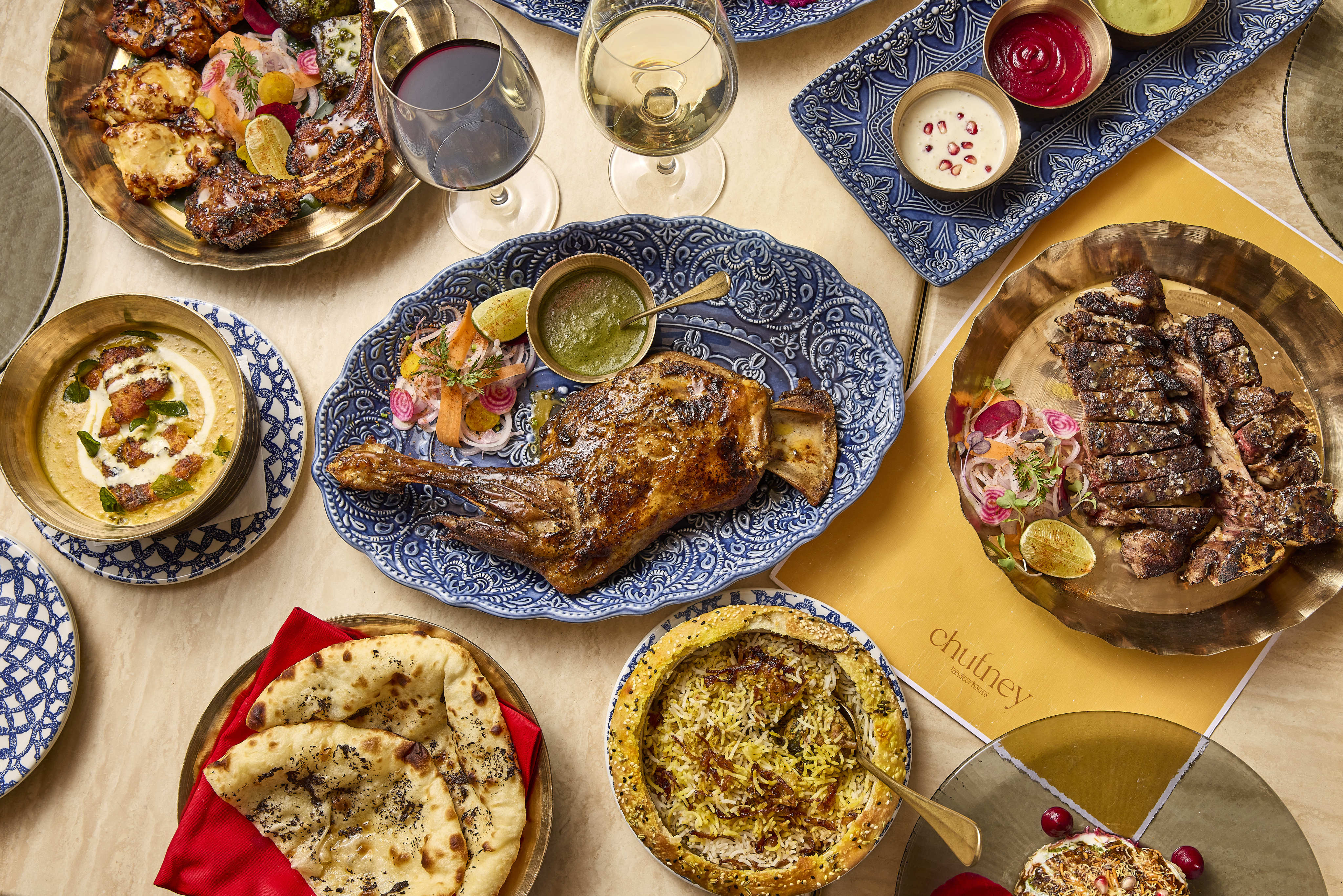 A choice of main course dishes from Chutney Tandoor, one of a new generation of restaurants redefining Indian cuisine in Hong Kong. Photo: Handout