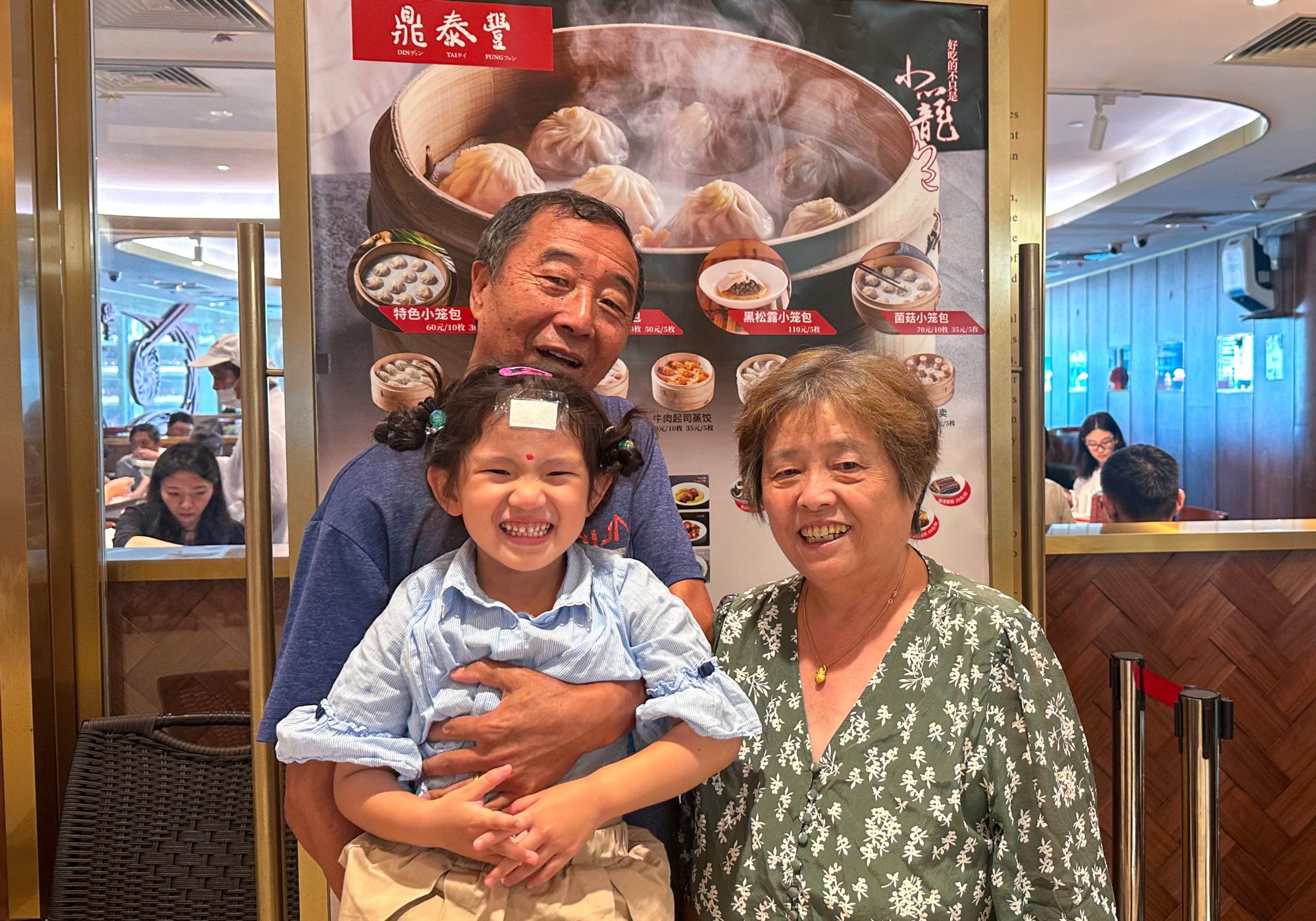 The Yins said they take their 4-year old granddaughter to the same Din Tai Fung restaurant in Beijing at least once every two weeks. Photo: Kinling Lo