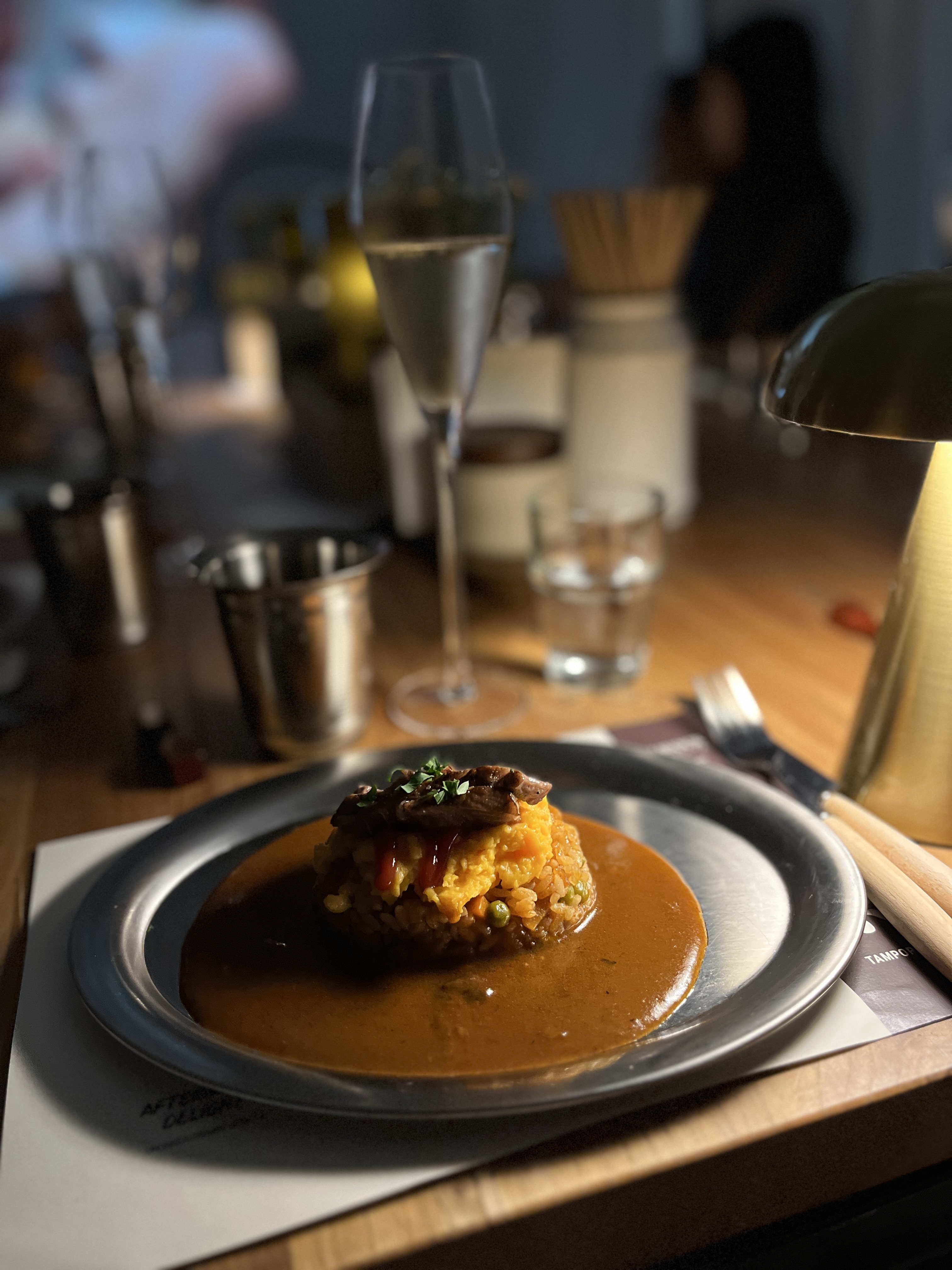 A small serving of Wagyu beef omurice is expertly done to accompany a scene in Tampopo. Photo: Charmaine Mok