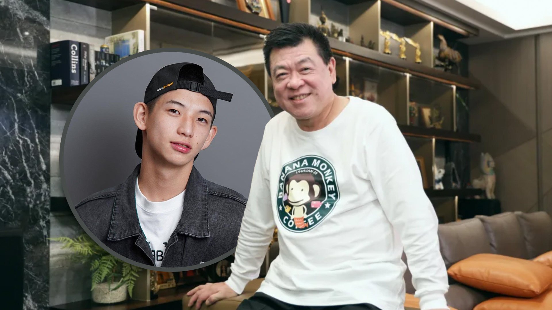 A celebrity manager in Taiwan who has cancer adopts a KOL and gifts his “son” US$9.4 million in return for care. Photo: SCMP composite/Fei Fan Entertainment/IG@dreambreakerz_shaoanzha