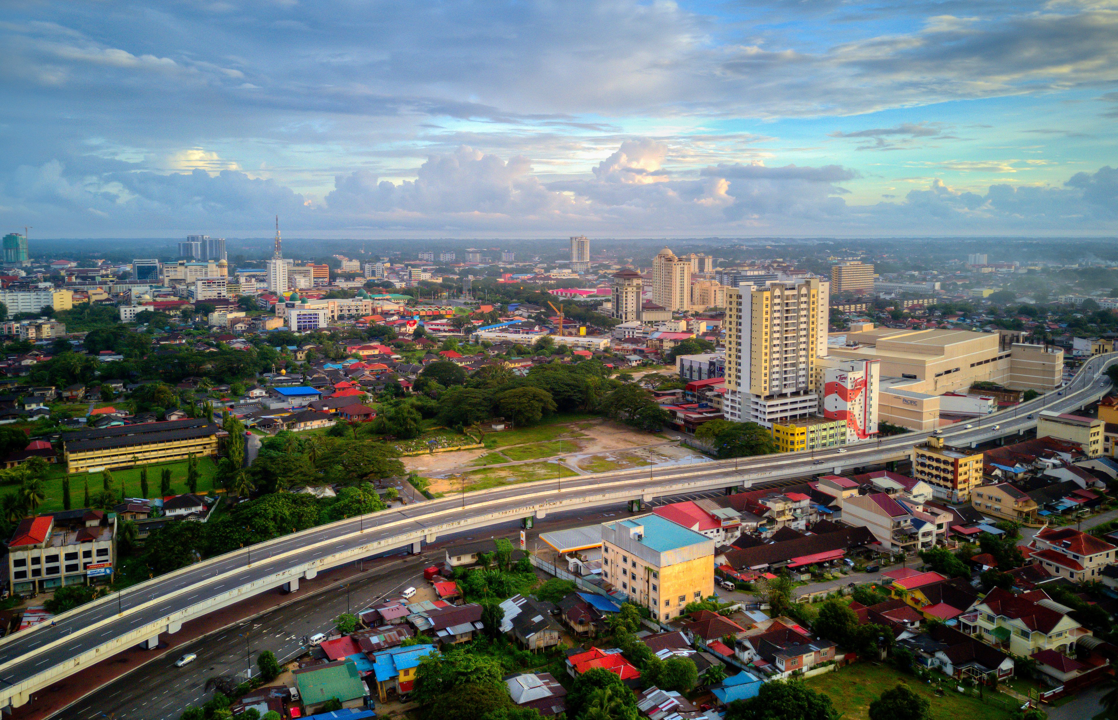 Aerial view of Kota Bharu, the state capital of Kelantan. Photo: Shutterstock