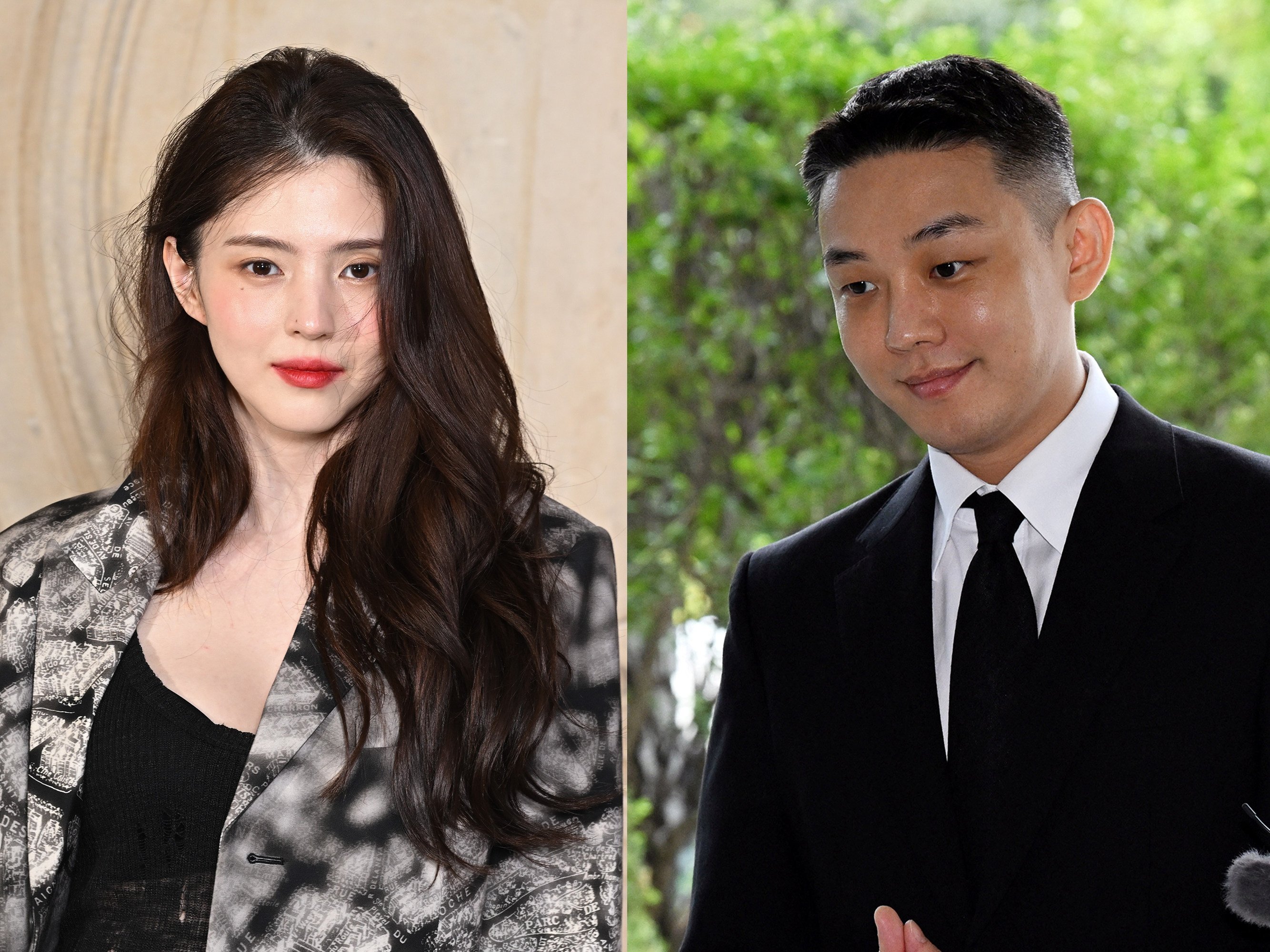 South Korean actress Han So-hee (left) has distanced herself from her mother’s arrest on illegal gambling charges, while actor Yoo Ah-in was given a one-year sentence for using propofol, the drug that killed Michael Jackson. Photo: Corbis via Getty Images, EPA-EFE/Yonhap