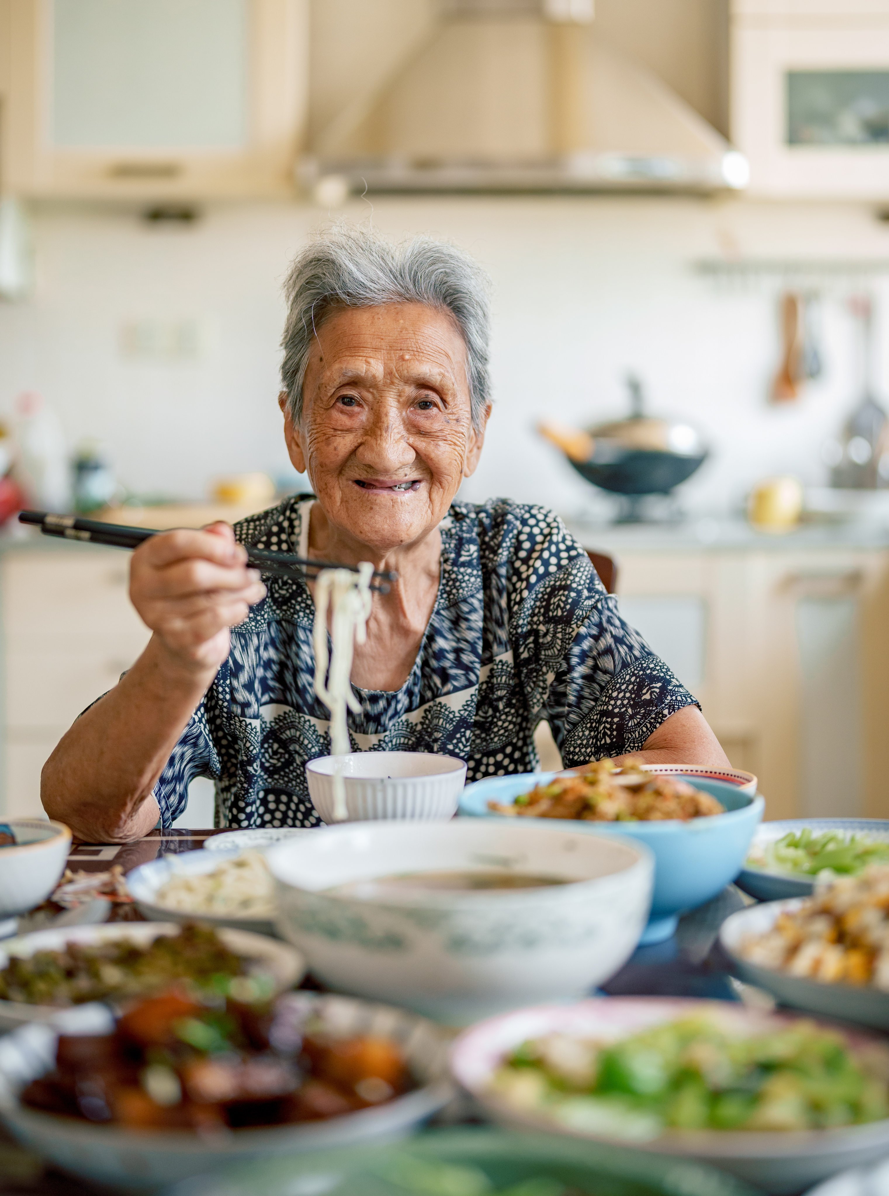 Grandma attended culinary school after she retired in her 60s, but most of her cooking knowledge came from being the eldest of six siblings, struggling through World War II and the Chinese Civil War. Photo: Graeme Kennedy 