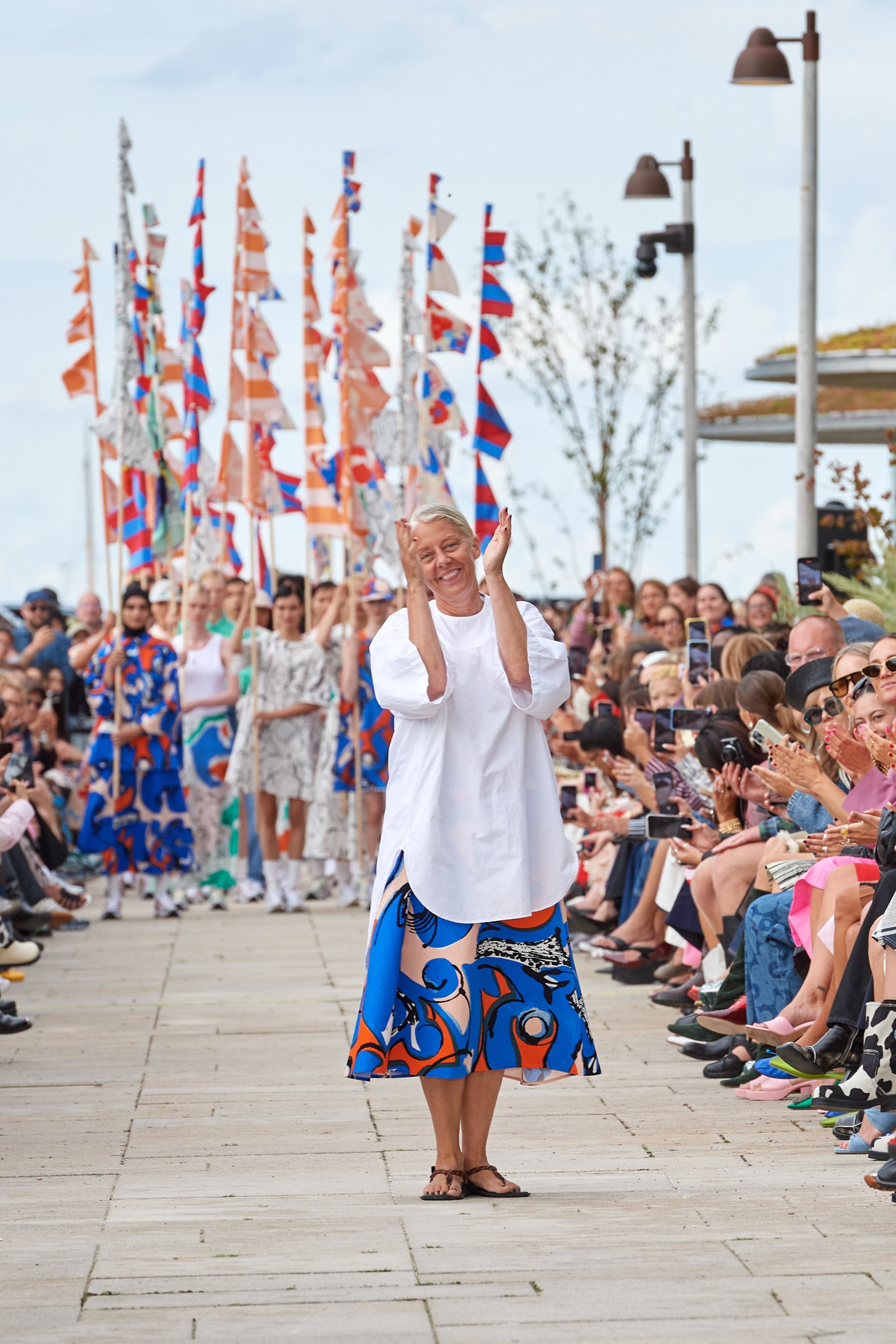 Finnish brand Marimekko’s creative director Rebekka Bay talks fashion, flowers and female leadership after presenting the brand’s spring/summer 2025 collection at Copenhagen Fashion Week. Photo: James Cochrane