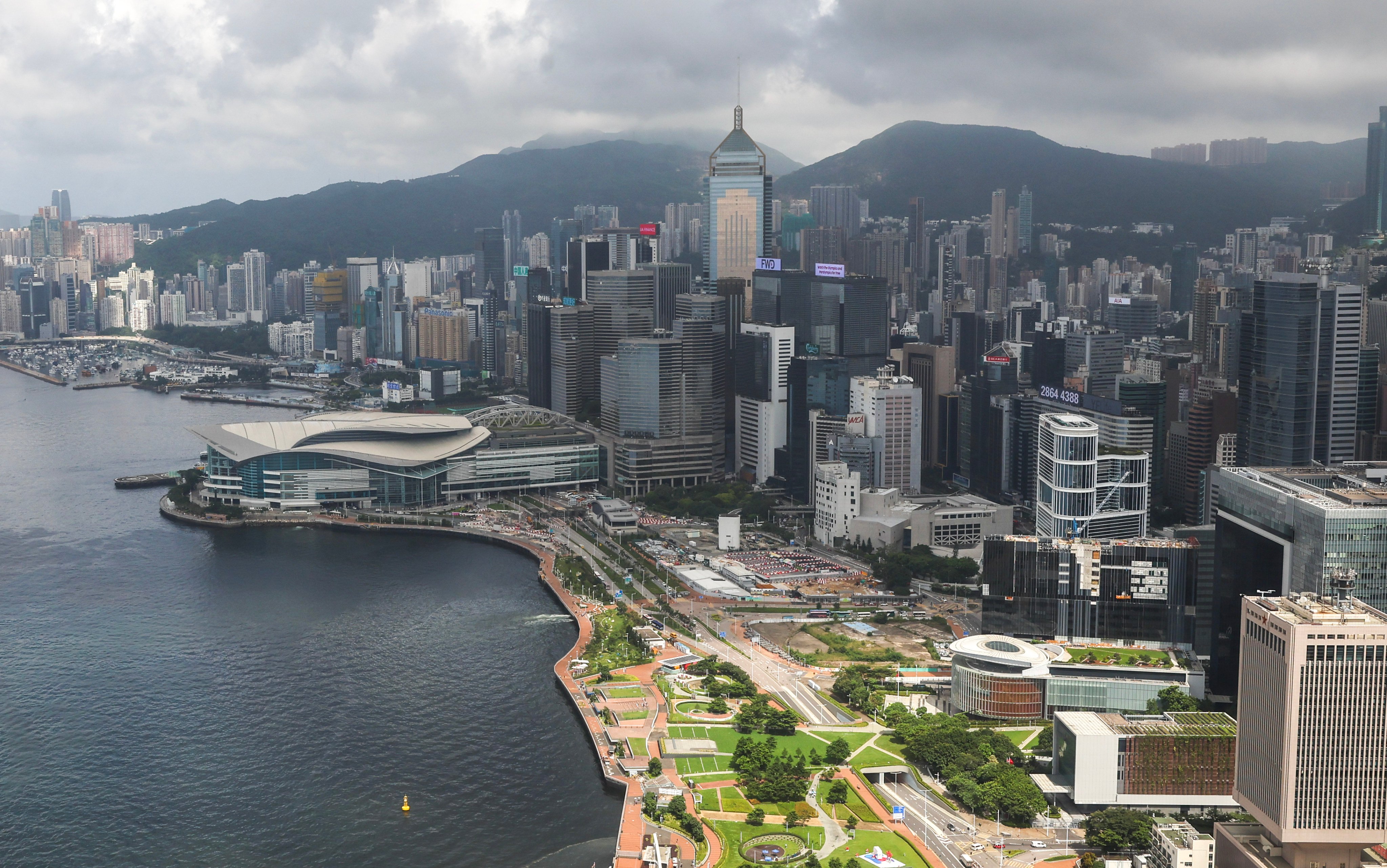 Hong Kong’s financial district in Central, seen from Victoria Harbour in August 2024. Photo: Edmond So