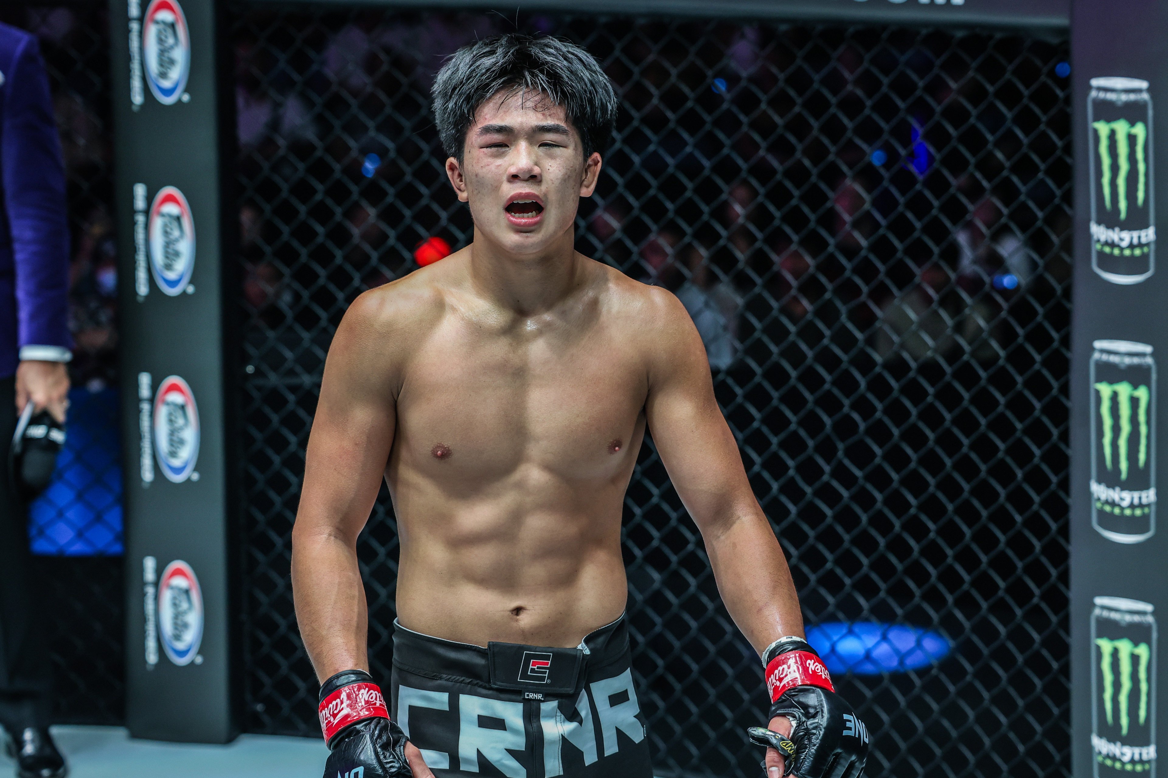 Adrian Lee has a famous ONE Championship family name which made him nervous on his debut for the promotion. Photo: ONE Championship