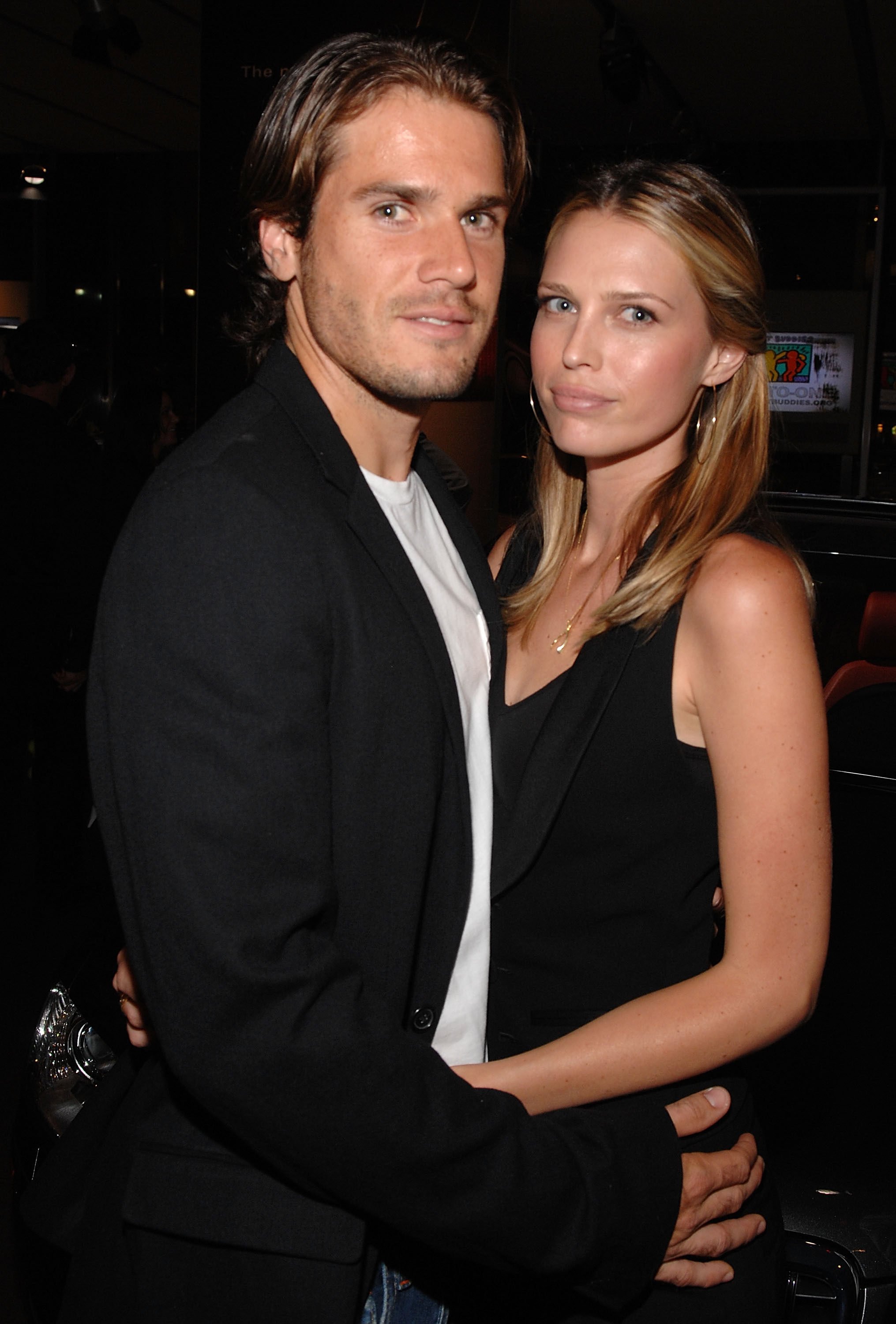 Tennis player Tommy Haas and Sara Foster attend a party in 2007, in New York City. Photo: WireImage