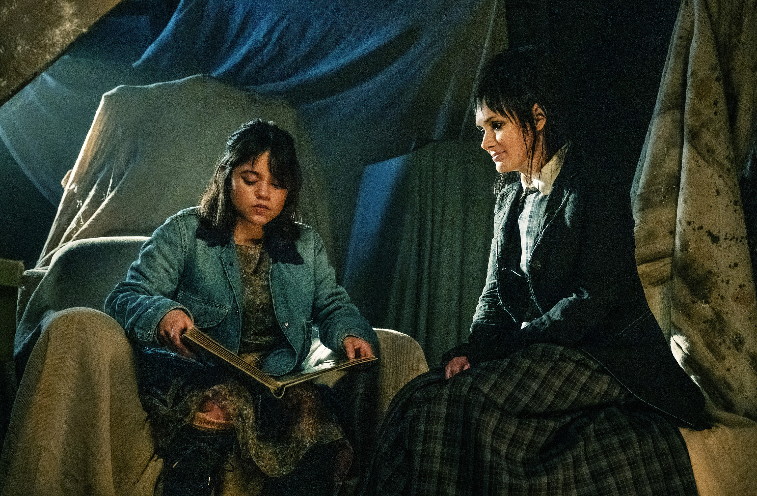 Jenna Ortega, left, as Astrid and Winona Ryder as Lydia in Beetlejuice Beetlejuice, which you can now watch in cinemas in Hong Kong. Read on for four more of the best things to enjoy this weekend. Photo: TNS