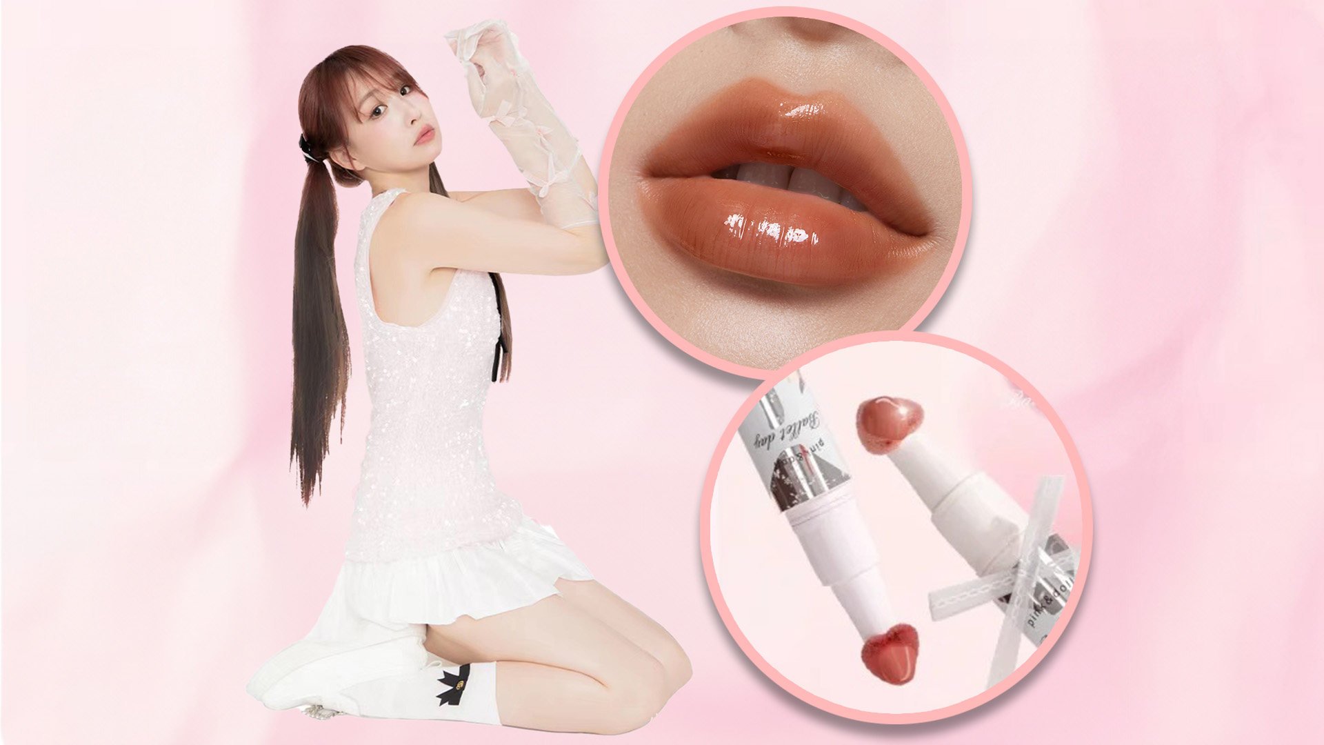 A Chinese make-up brand’s marketing campaign generated significant controversy for a poster showing a penis-shaped lip gloss stick. Photo: SCMP composite/Shutterstock/Xiaohongshu