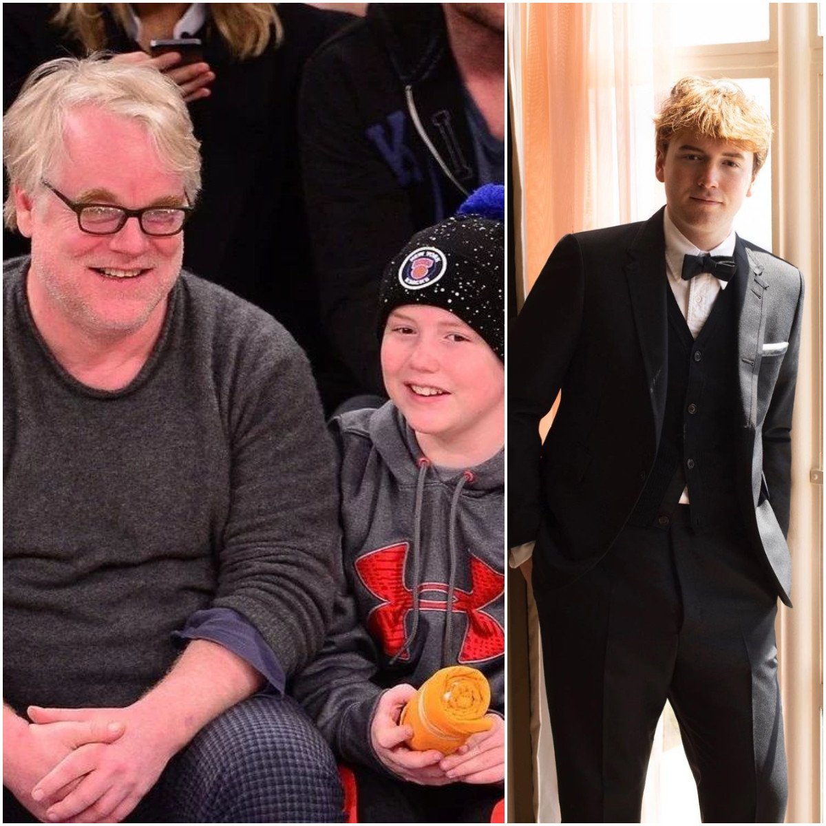 Cooper Hoffman finds acting connects him with his late dad, Philip Seymour Hoffman. Photos: @miraestapeliya, @thombrowne/Instagram