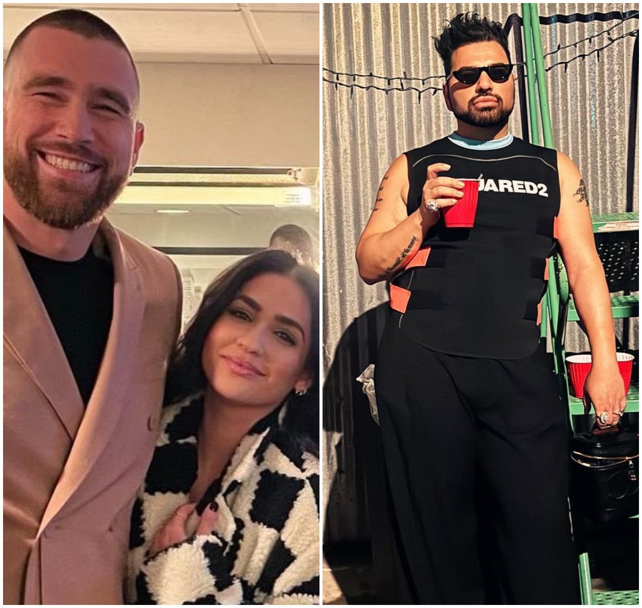 Travis Kelce’s PR firm was started by Jack Ketsoyan and Pia Malihi in 2022. Photos: @jasstaysversion/X, @jackketso/Instagram