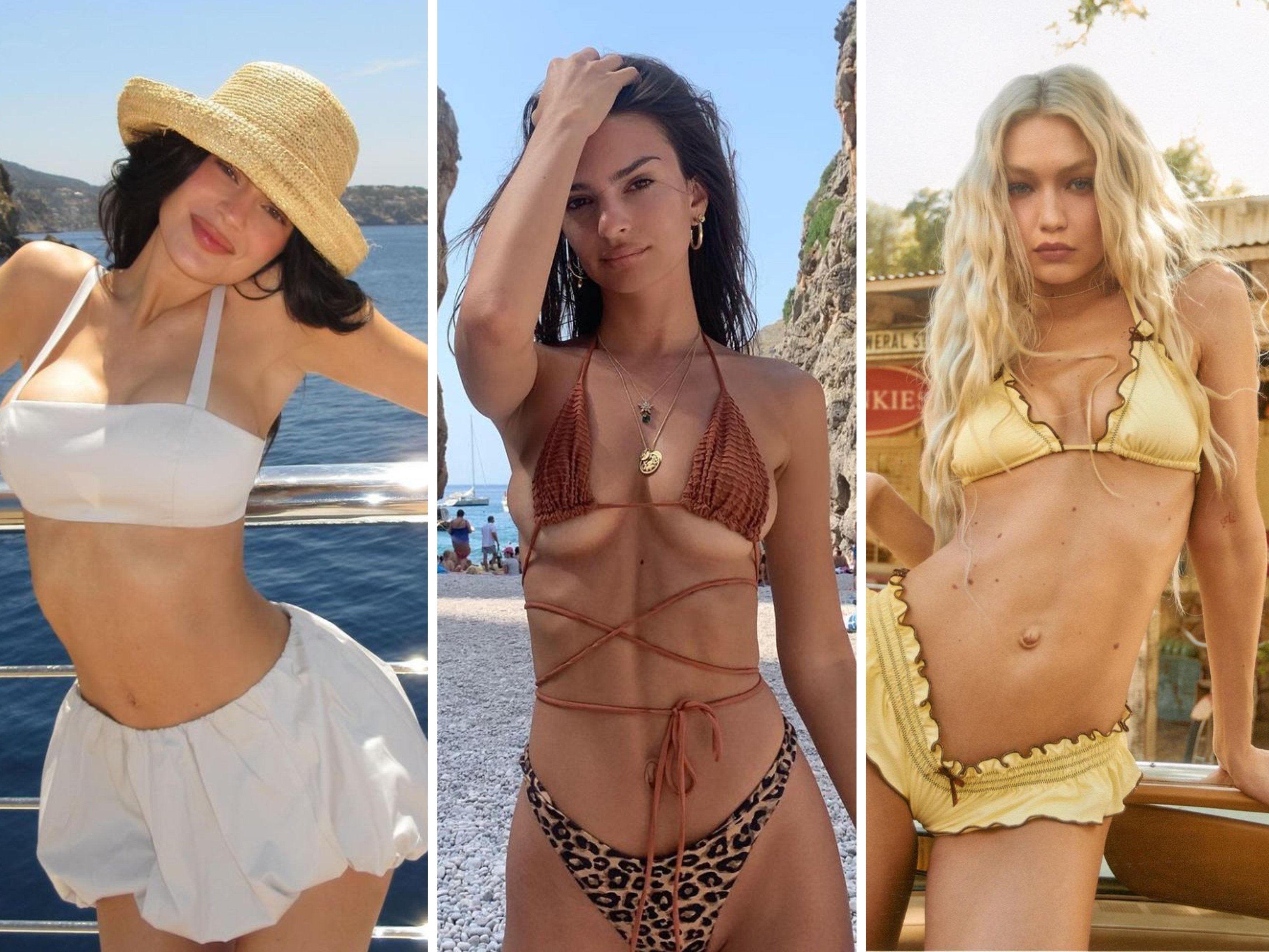 When do supermodels like Kylie Jenner, Emily Ratajkowski  and Gigi Hadid like to go on holiday? Photos: @kyliejenner, @emrata, @gigihadid/Instagram