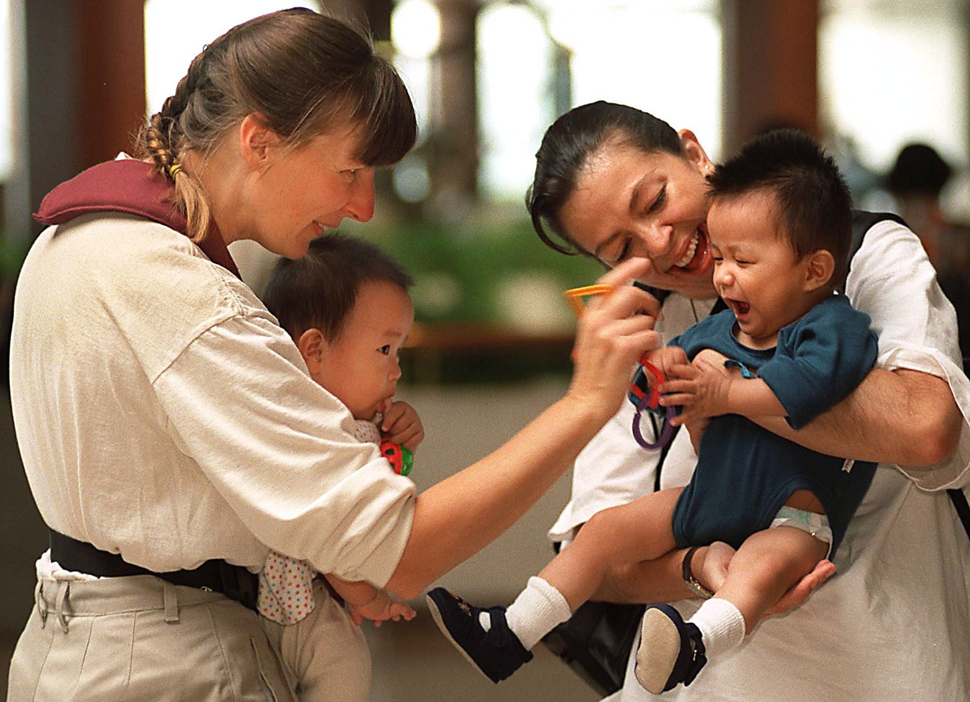 Tens of thousands of Chinese children have been adopted by foreign families since the process started in the 1980s.  Photo: AP