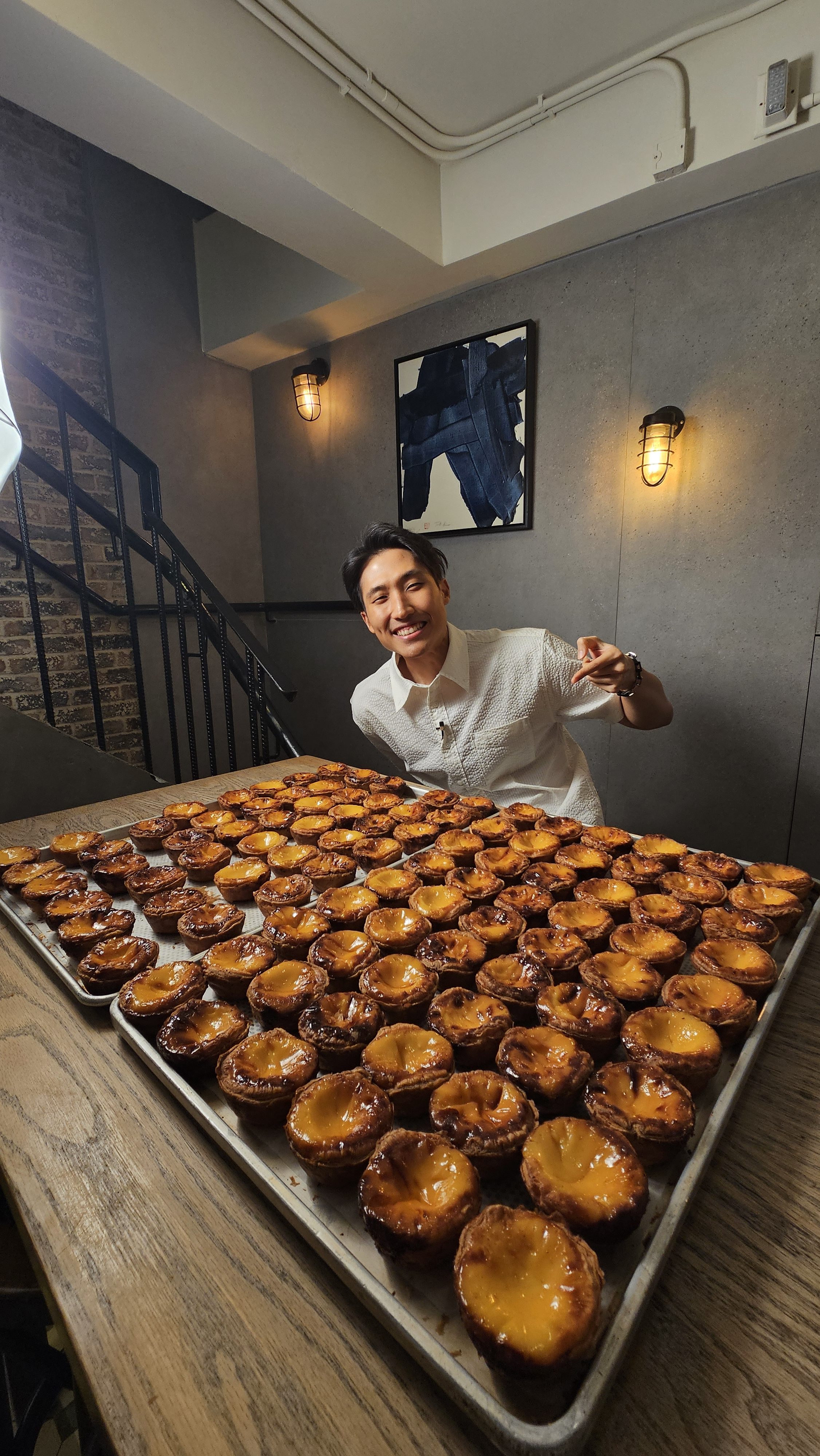 Singaporean competitive eater Zermatt Neo ate 100 egg tarts from Hong Kong bakery Bakehouse during a recent visit to the city. We find out how the trained nutritionist maintains his good health. Photo: Zermatt Neo