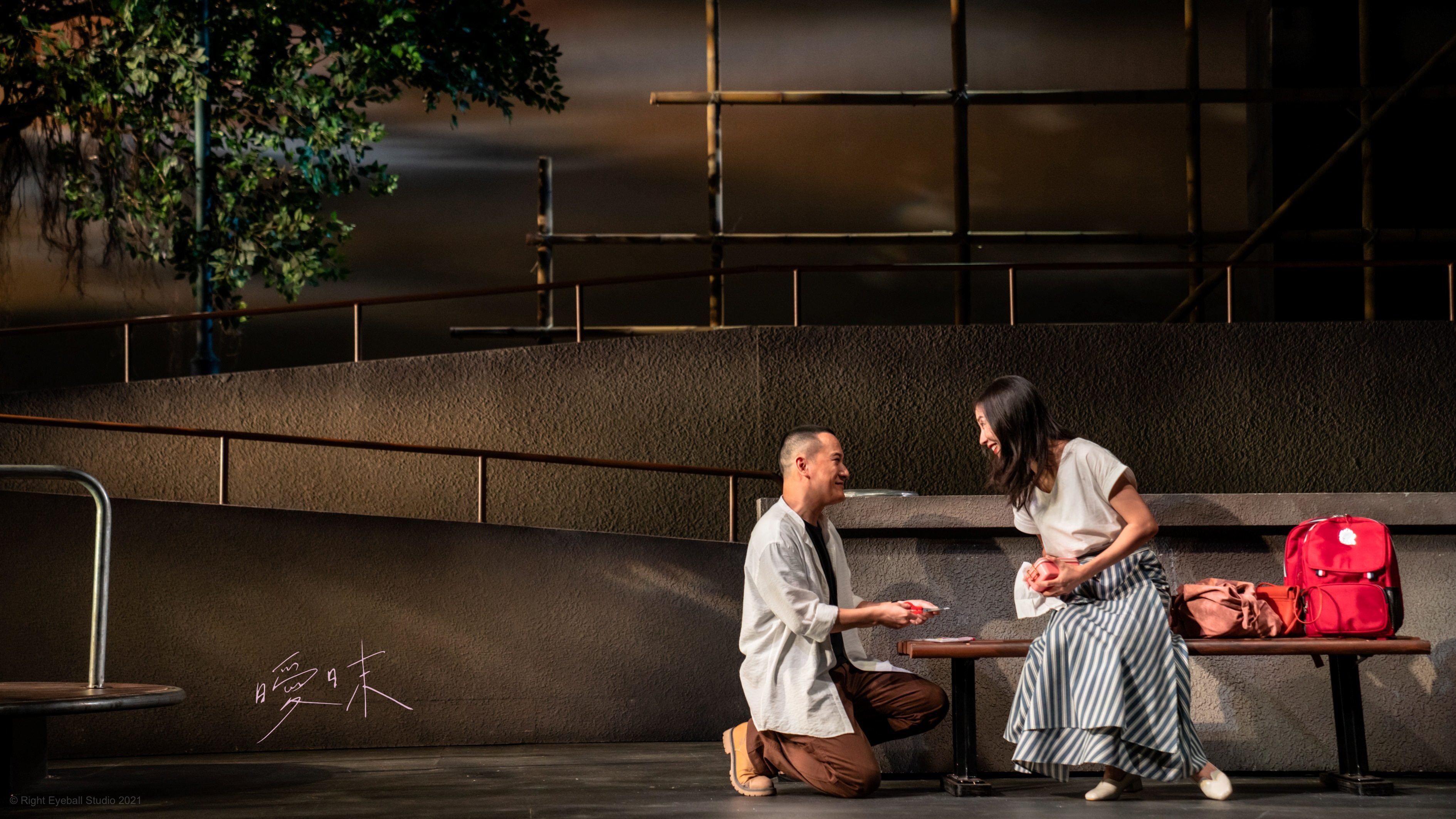 Yiyi Zhao and Lau Shau Ching star in Hong Kong Repertory Theatre’s gripping drama hit. Photo: courtesy: Hong Kong Repertory Theatre