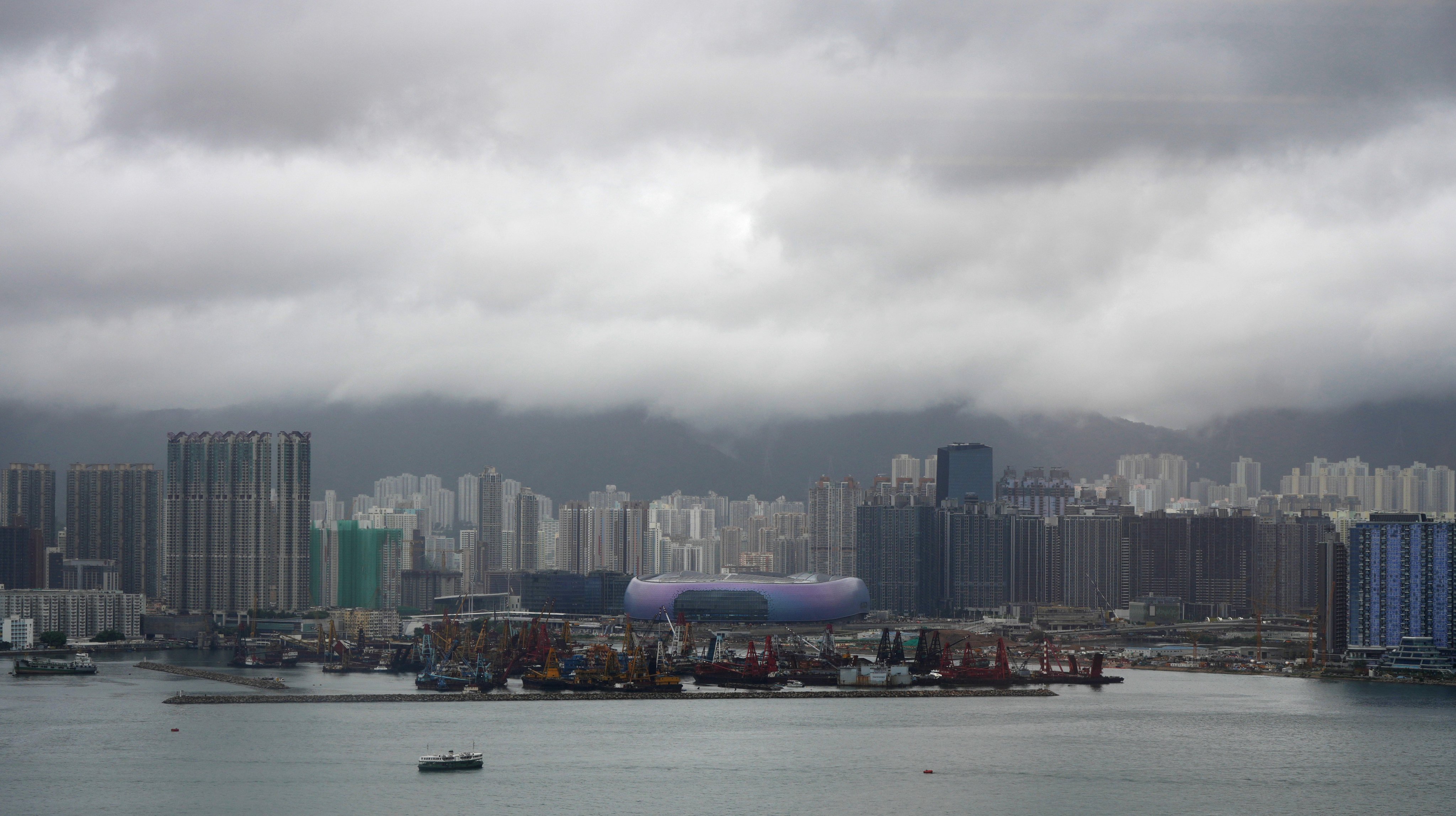 The sporting venue in Kai Tak Sports Park. Photo: May Tse