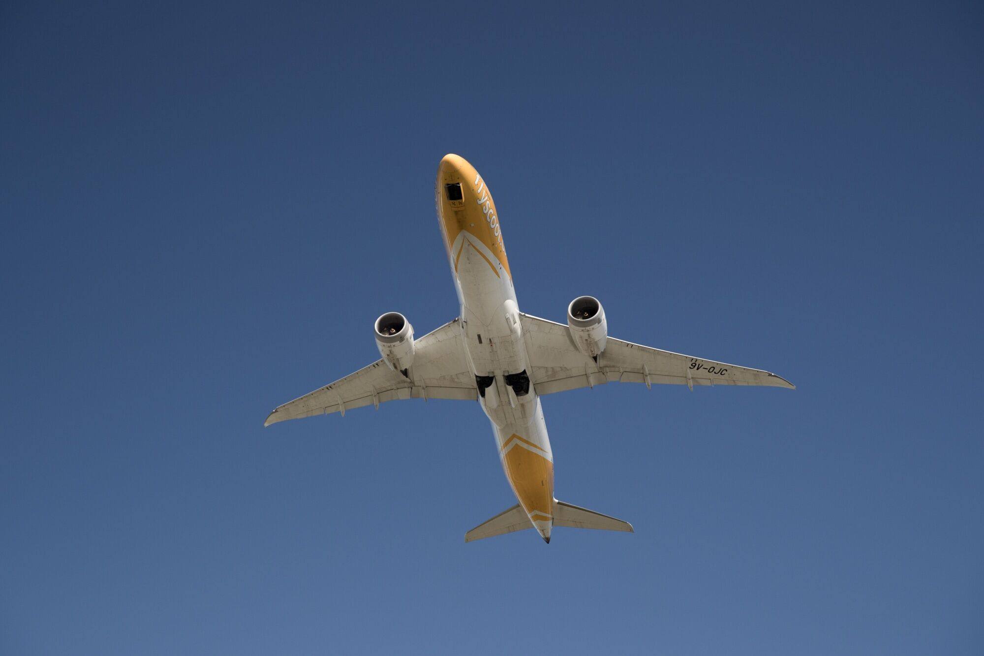 A Scoot plane hit turbulence during a flight from Singapore to Guangzhou. File photo: Bloomberg