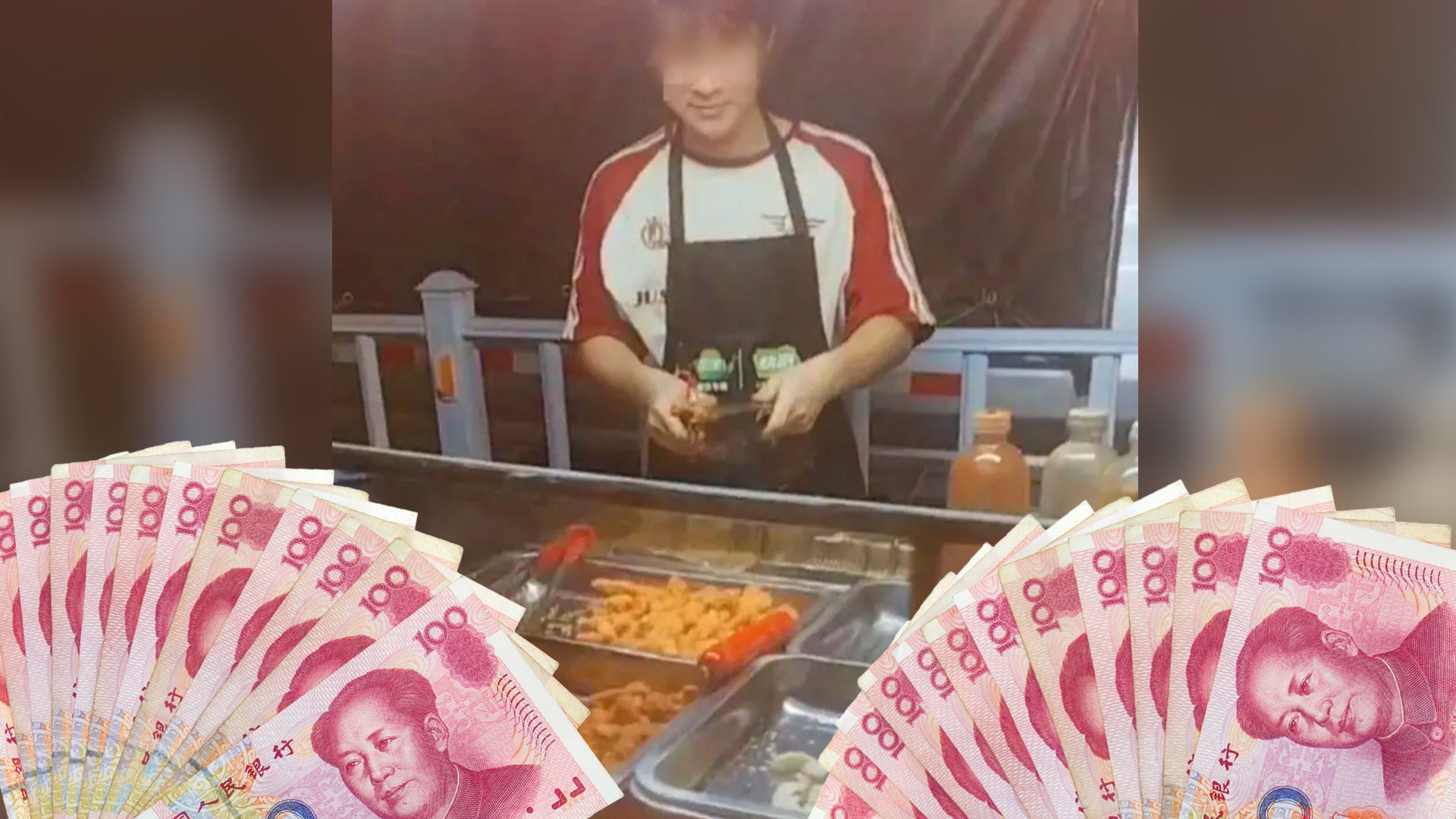 A Chinese mother hoped to teach her son about the value of hard work by having him work at a snack stall but the boy managed to earn an impressive US$1,400 in just 10 days. Photo: SCMP composite/Shutterstock/Douyin
