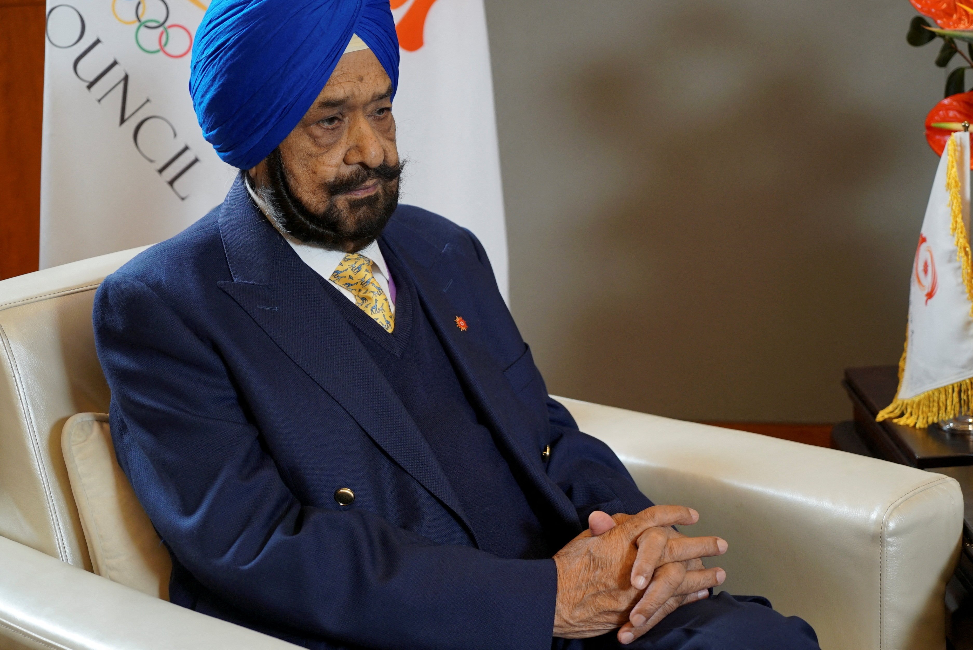 FILE PHOTO: Olympic Council of Asia acting president Randhir Singh has listed bringing in more sponsorship for the Asian Games among his top priorities. Photo: Reuters