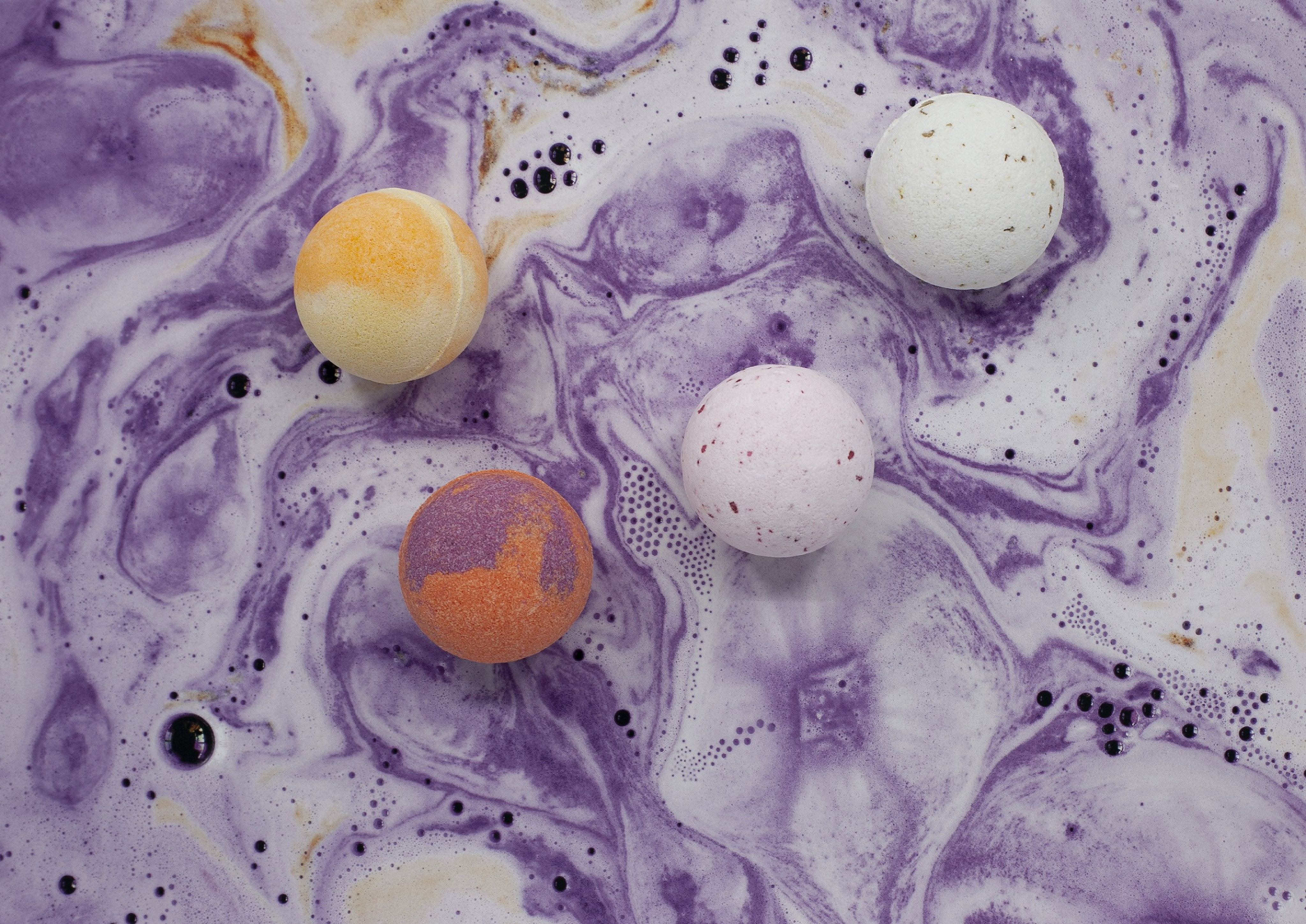 An assortment of Stenders bath bombs. Photo: Handout