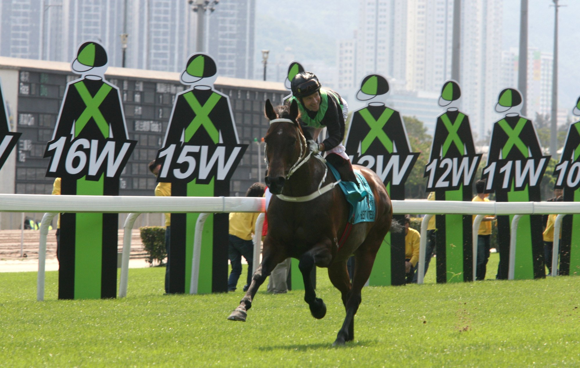 Silent Witness gallops under jockey Felix Coetzee during his retirement ceremony in 2007. Silent Witness gallops under jockey Felix Coetzee during his retirement ceremony in 2007.