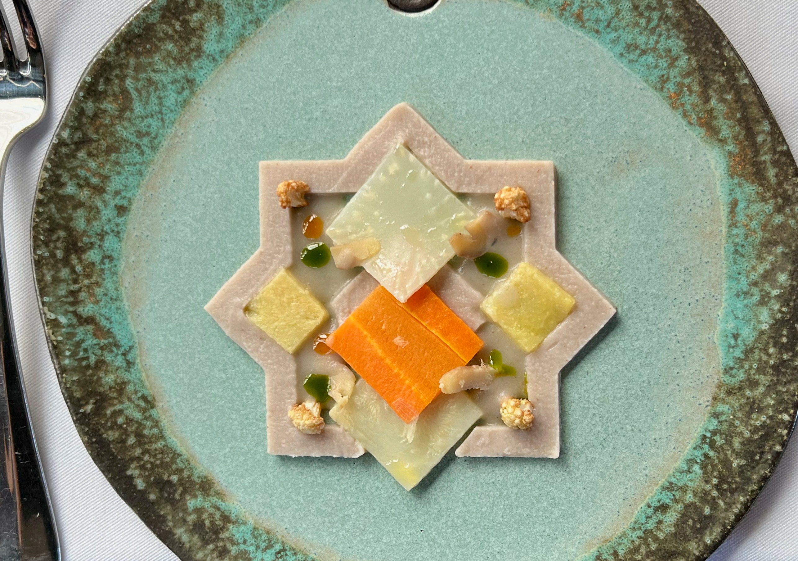 The “Artichoke” dish at Neolokal in Istanbul, Turkey. Photo: Victoria Burrows