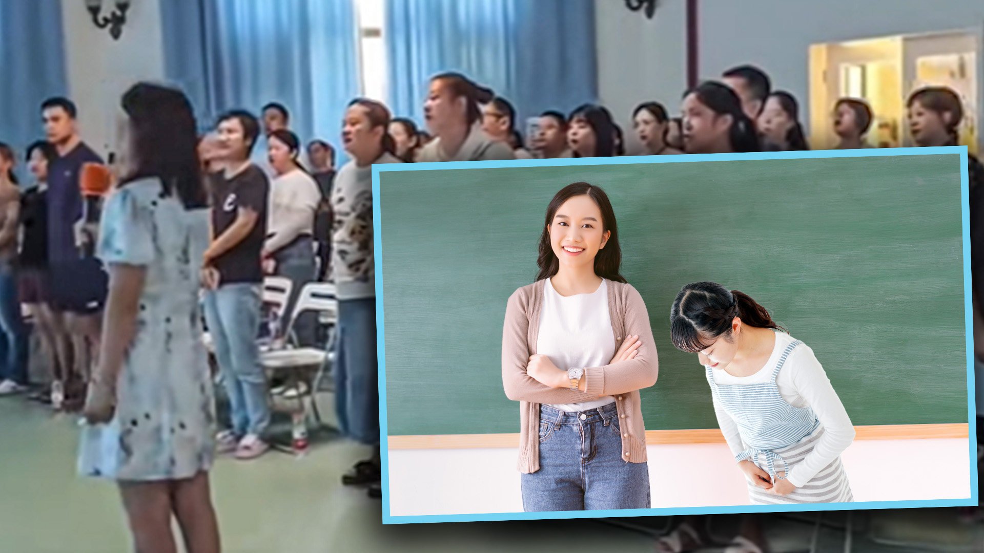 A kindergarten in China faces criticism for asking parents to pledge civility, sparking national discussion. Photo: SCMP composite/Shutterstock/Douyin